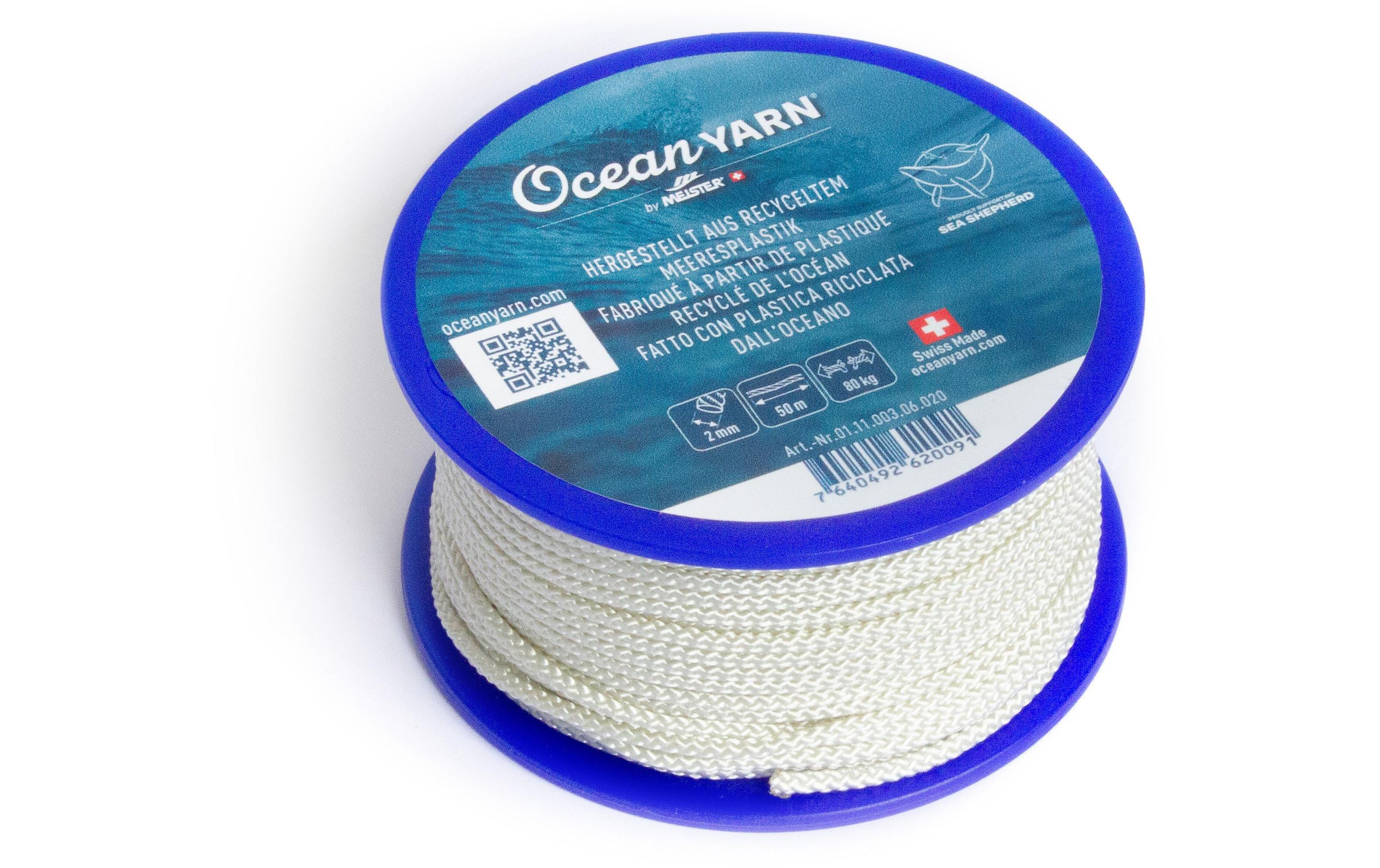 Meister Seil OceanYarn Ø 2 mm, 50 m, 80 kg, Weiss