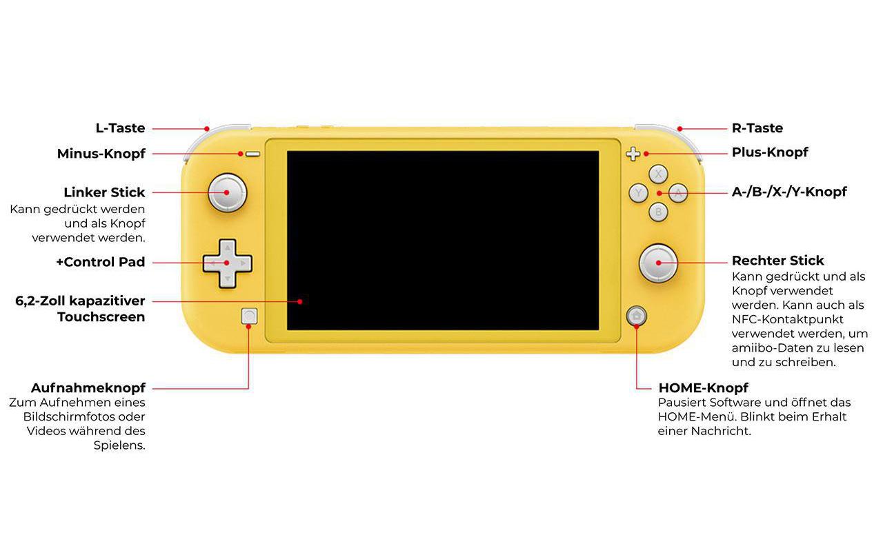 Nintendo Handheld Switch Lite Gelb