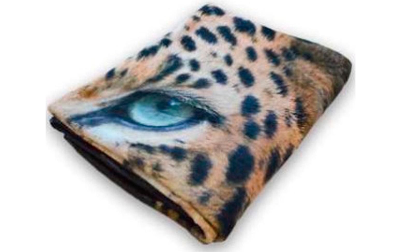 Hubatka Decke Leopard 150 x 200 cm, Braun