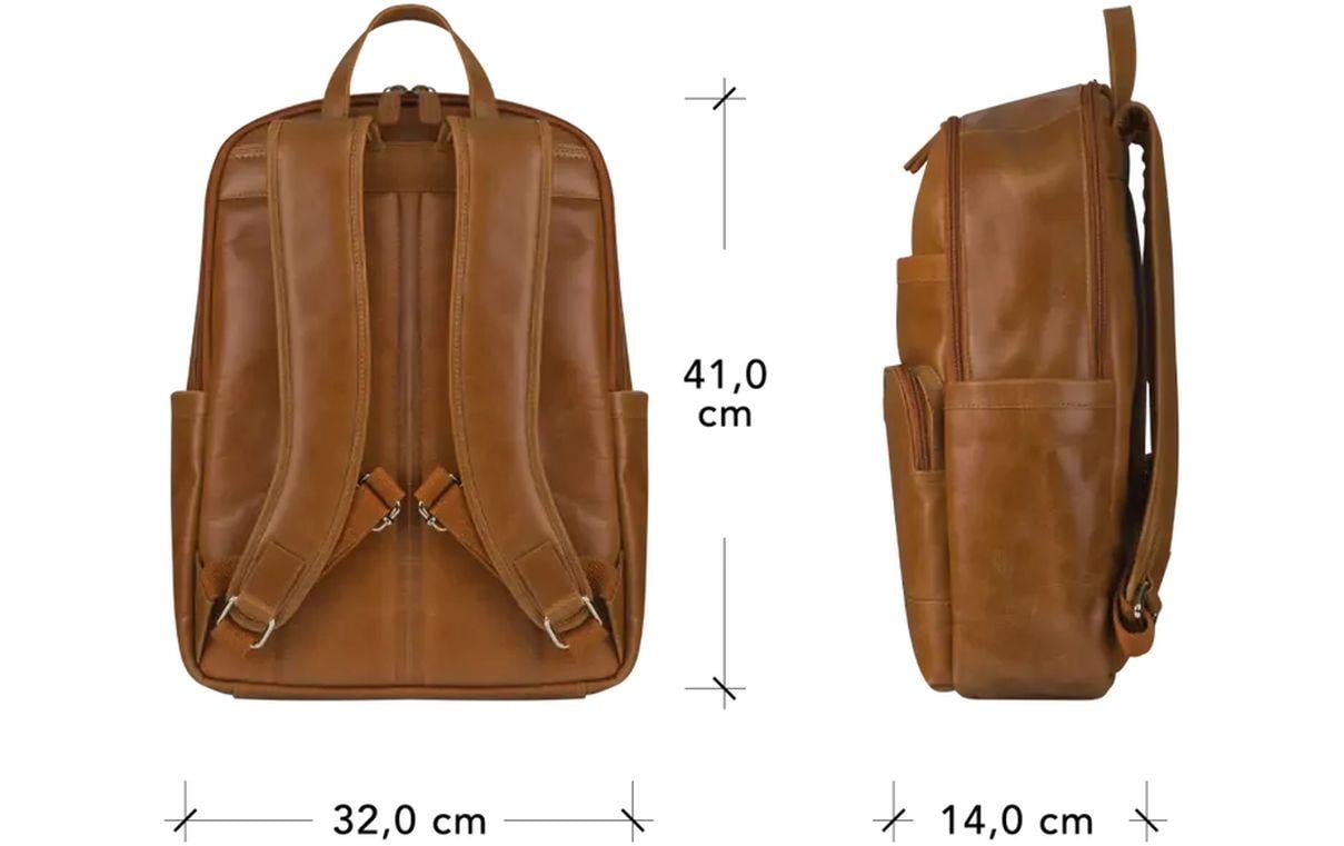 dbramante1928 Notebook-Rucksack Svendborg 16 Tan