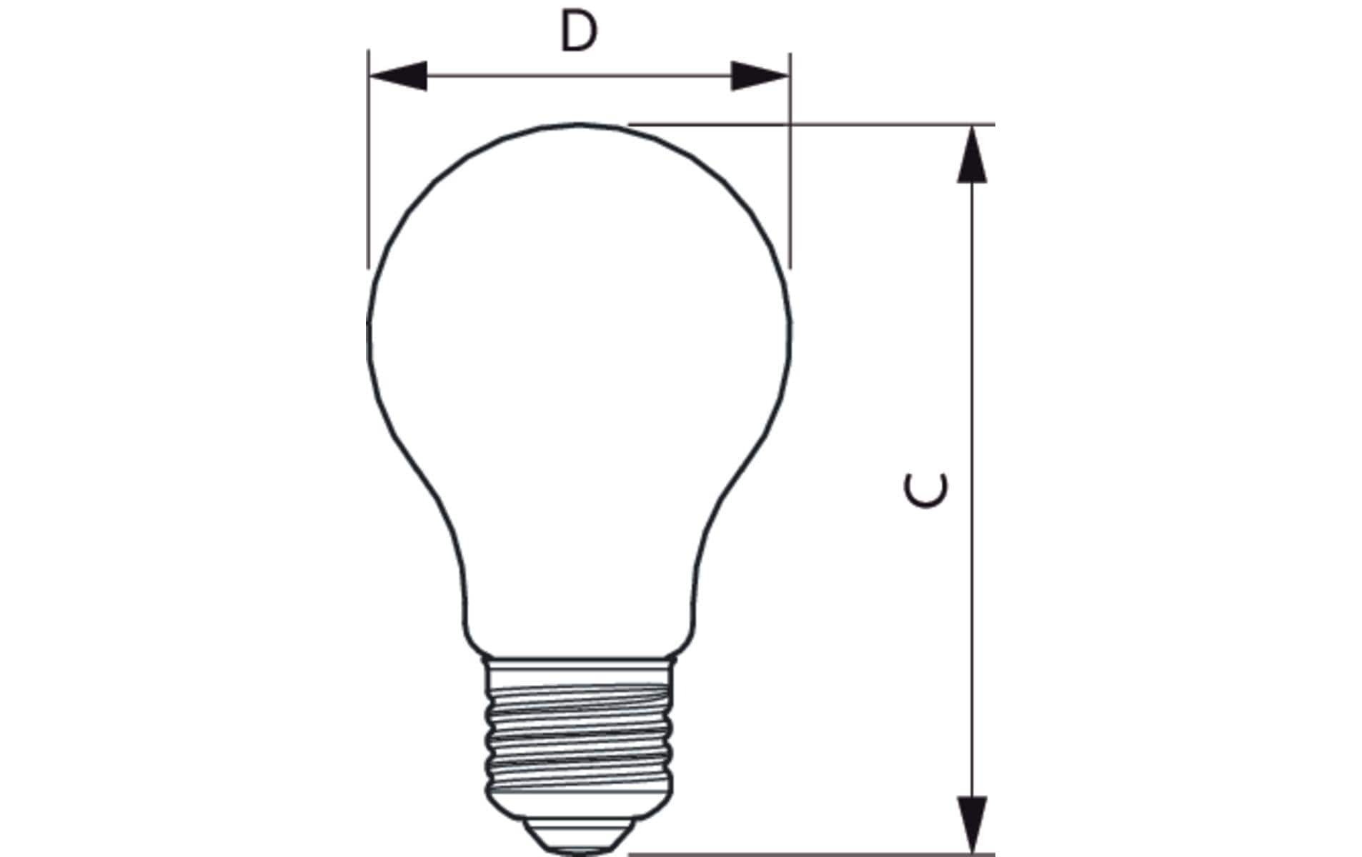 Philips Professional Lampe CorePro LEDbulb ND 10-75W A60 E27 840