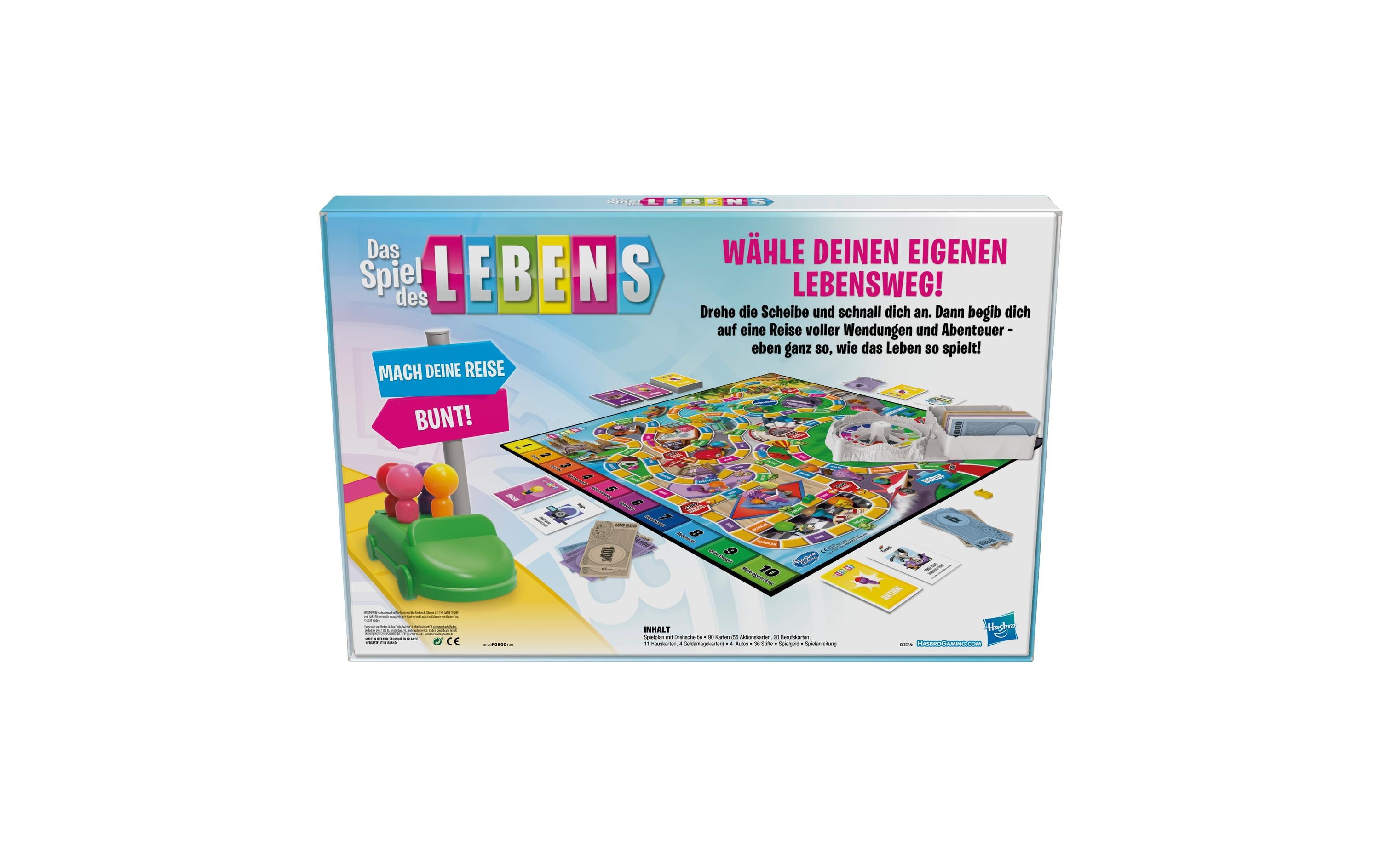 Hasbro Gaming Familienspiel Das Spiel des Lebens