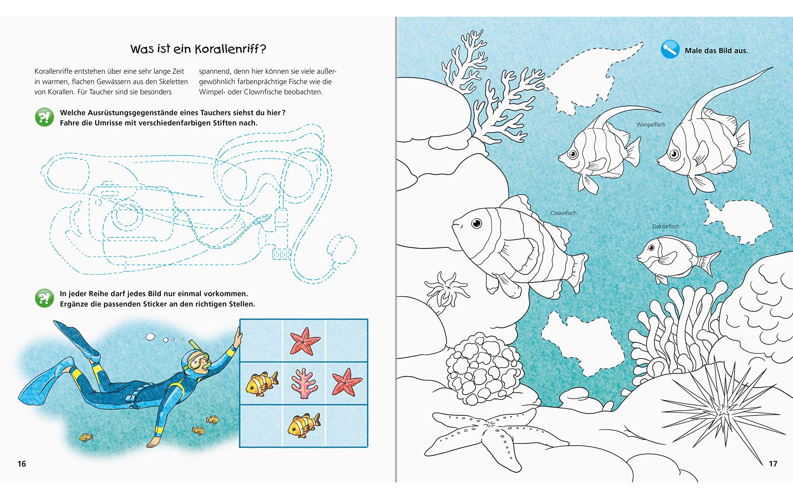 Ravensburger Kinder-Sachbuch WWW Aktiv-Heft: Das Meer