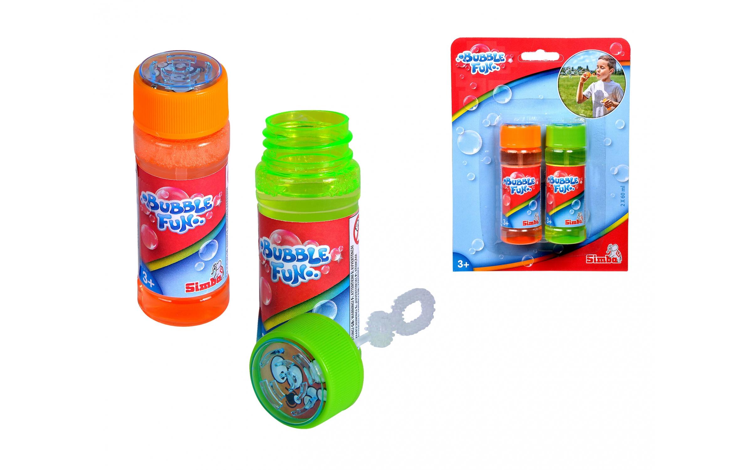 Simba Seifenblasen Bubble Fun Doppelset 60 ml