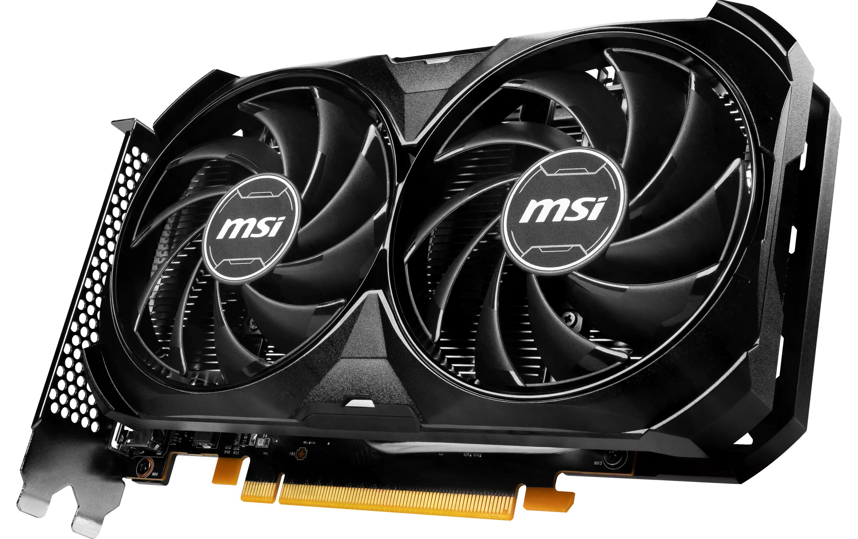 MSI Grafikkarte GeForce RTX 4060 Ventus 2X Black OC 8 GB