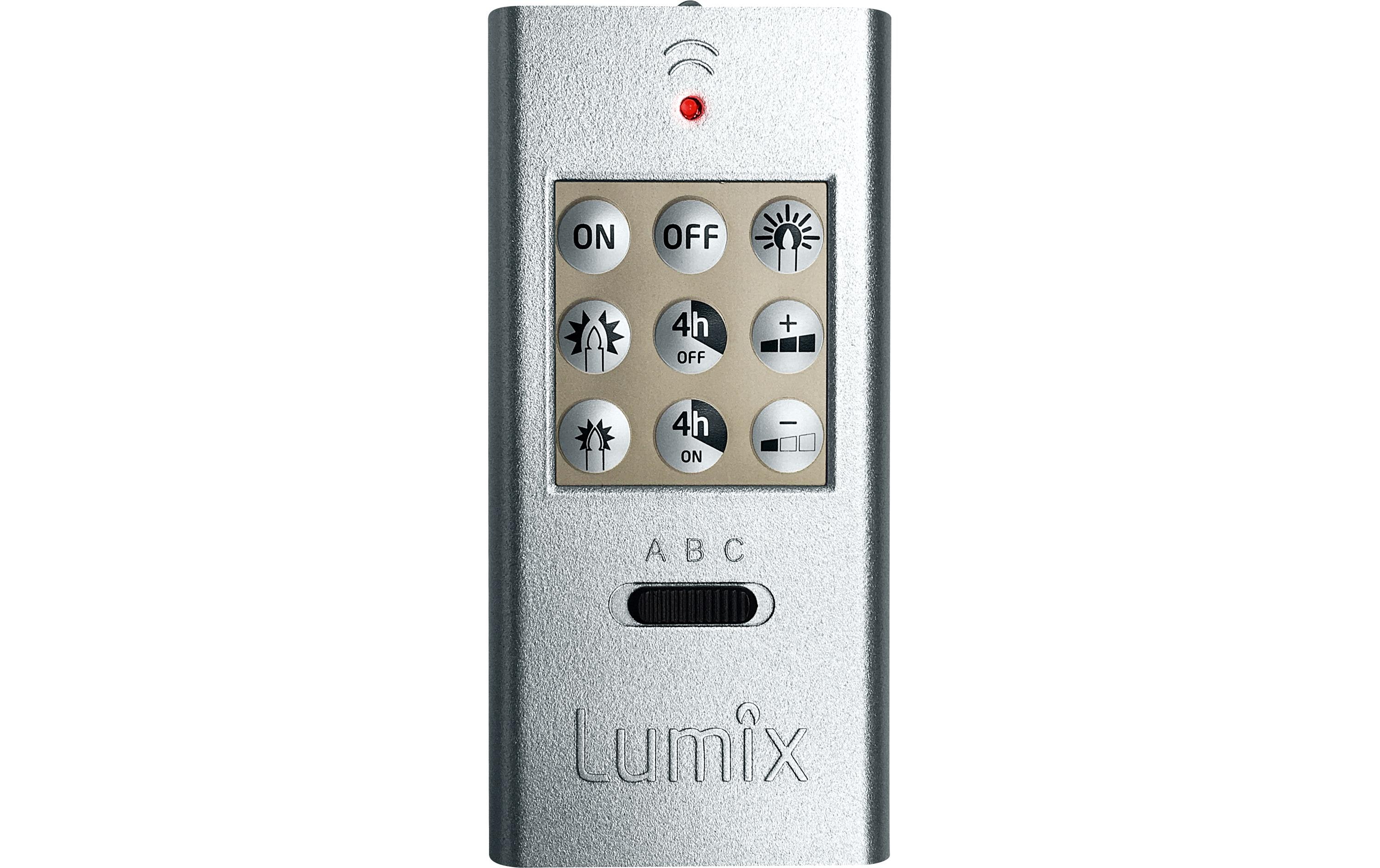 Lumix LED Baumkerze SuperLight Mini, Rot, 12er-Starter Set