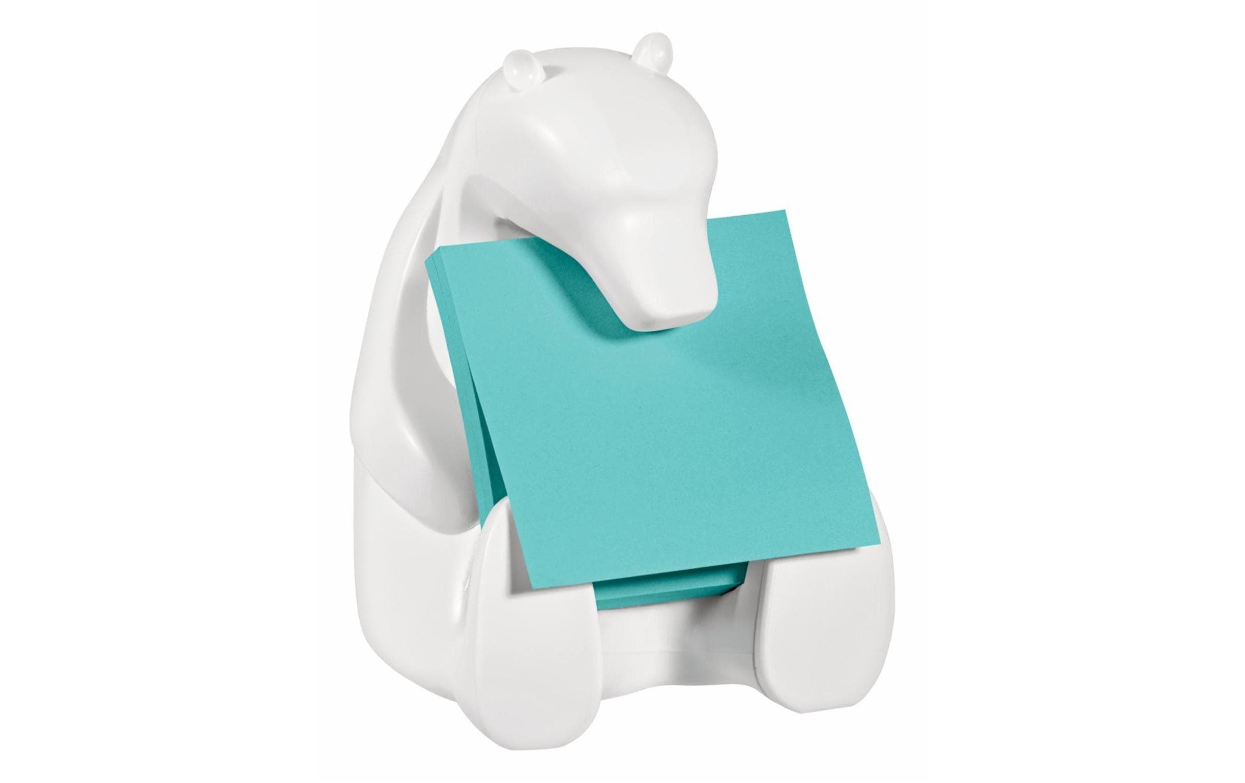 Post-it Notizzettel-Dispenser Bär Weiss