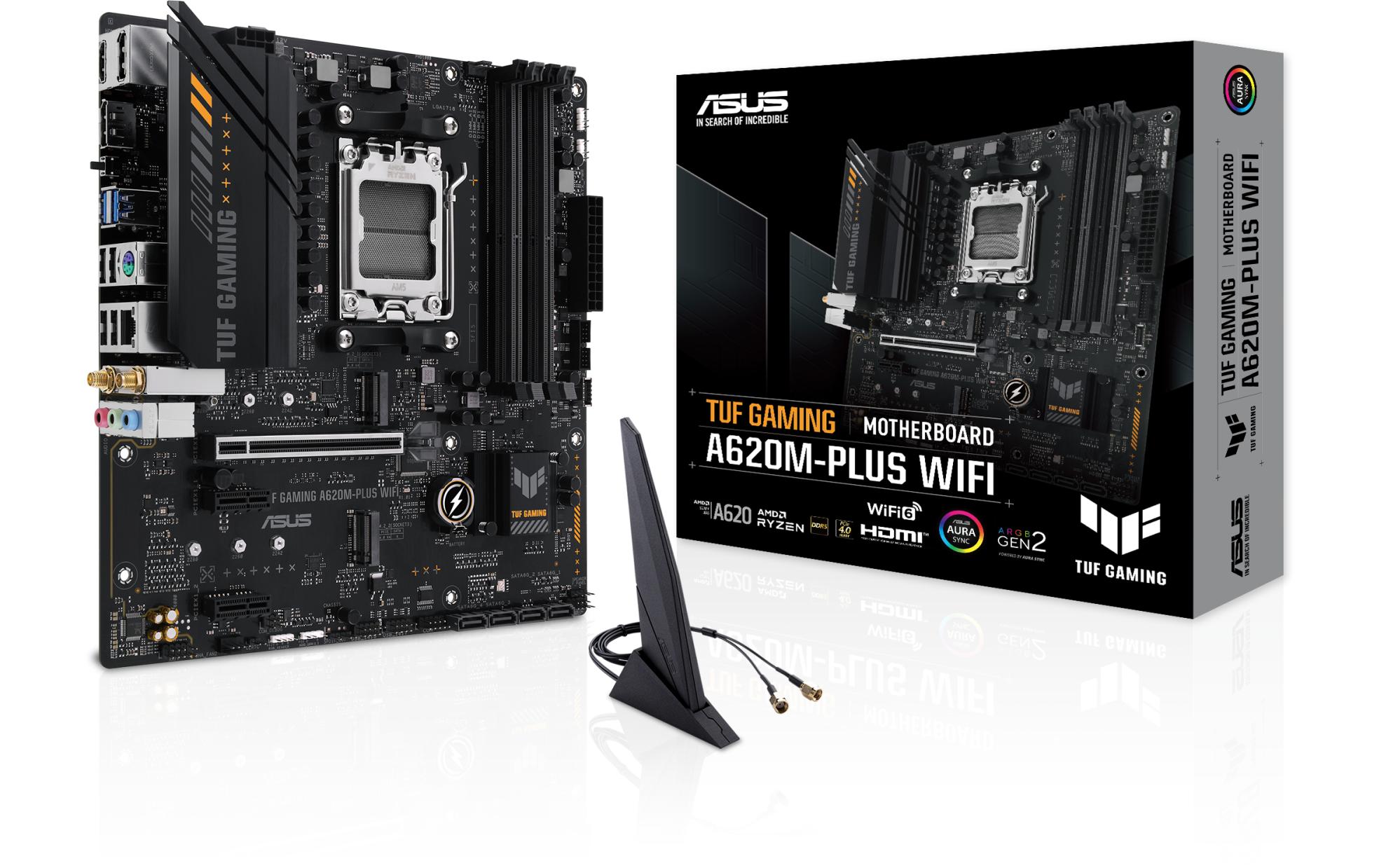 ASUS Mainboard TUF GAMING A620M-PLUS WIFI