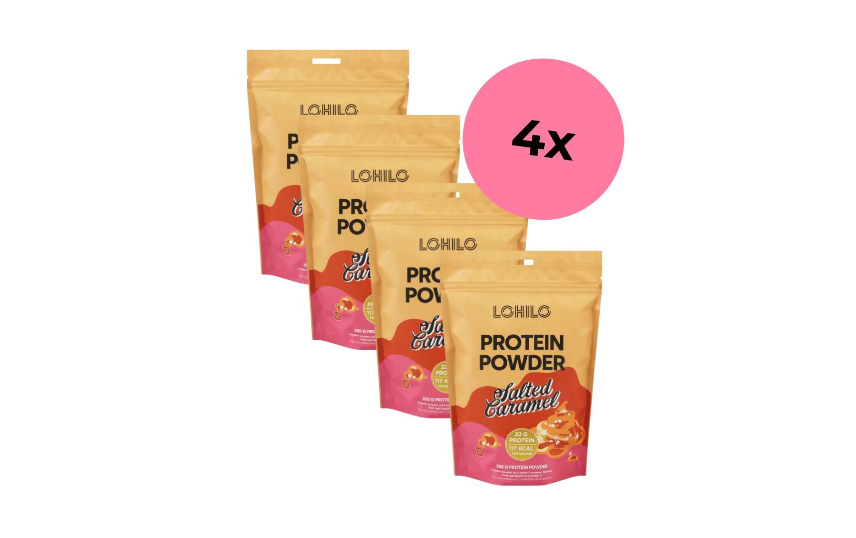 Lohilo Pulver High Protein Caramel 4 x 350 g