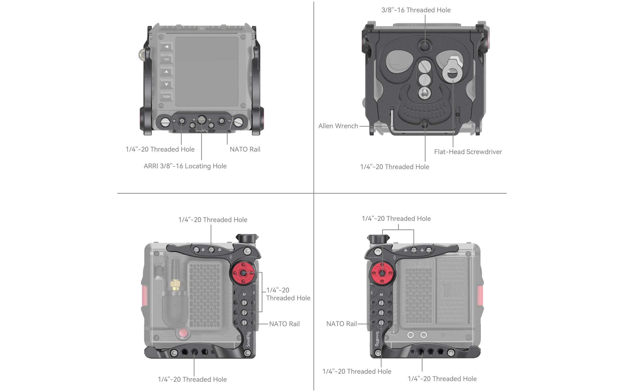 Smallrig Cage RED KOMODO Advanced Kit