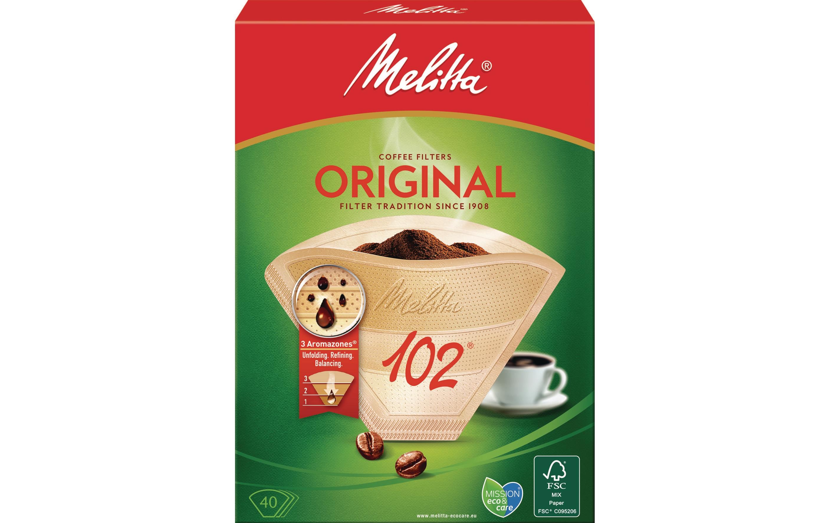 Melitta Filtertüte Original 102 40 Stück