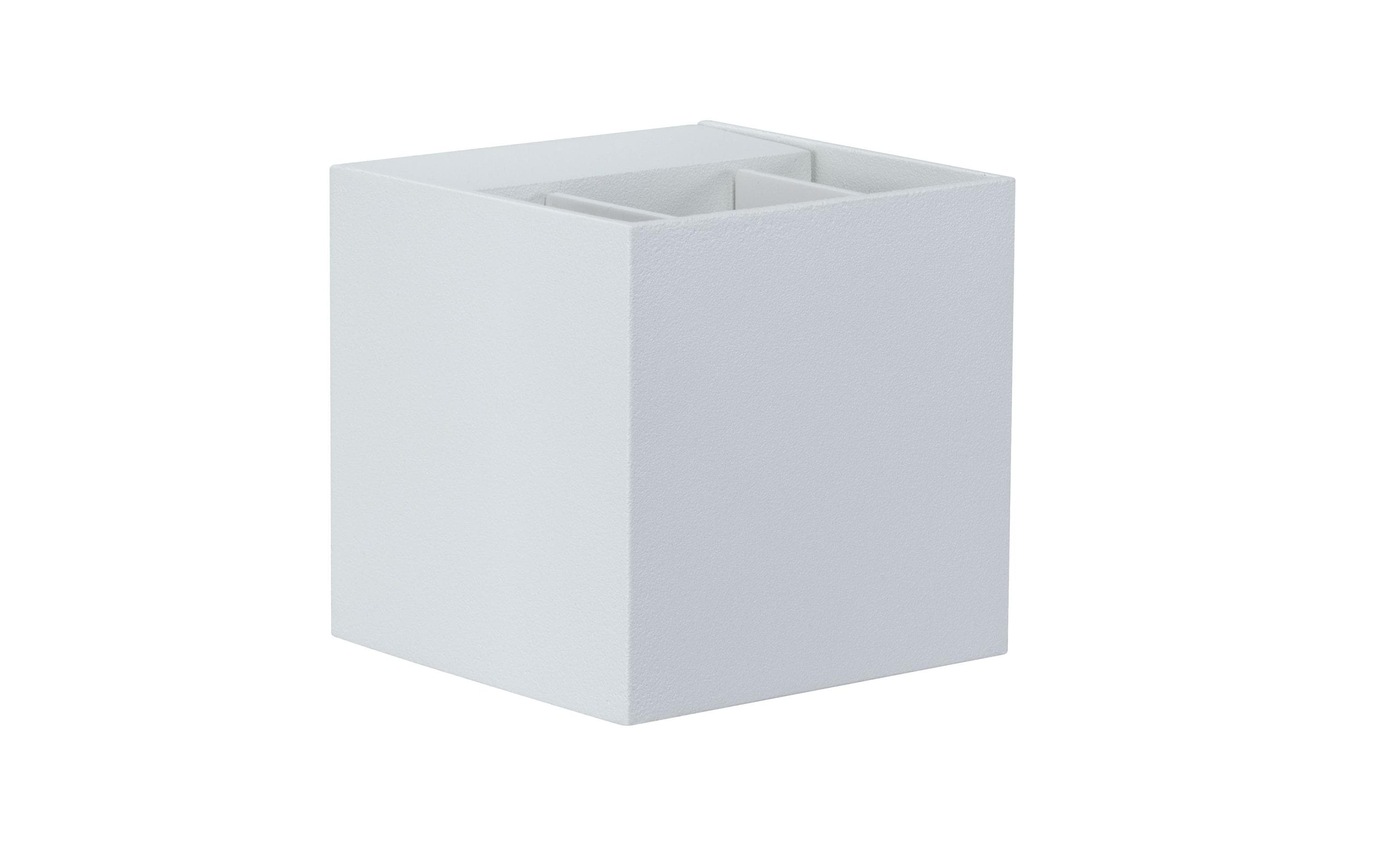 Paulmann Wandleuchte Cybo 8 x 8 cm, 2 x 3 W, 2700 K, Weiss