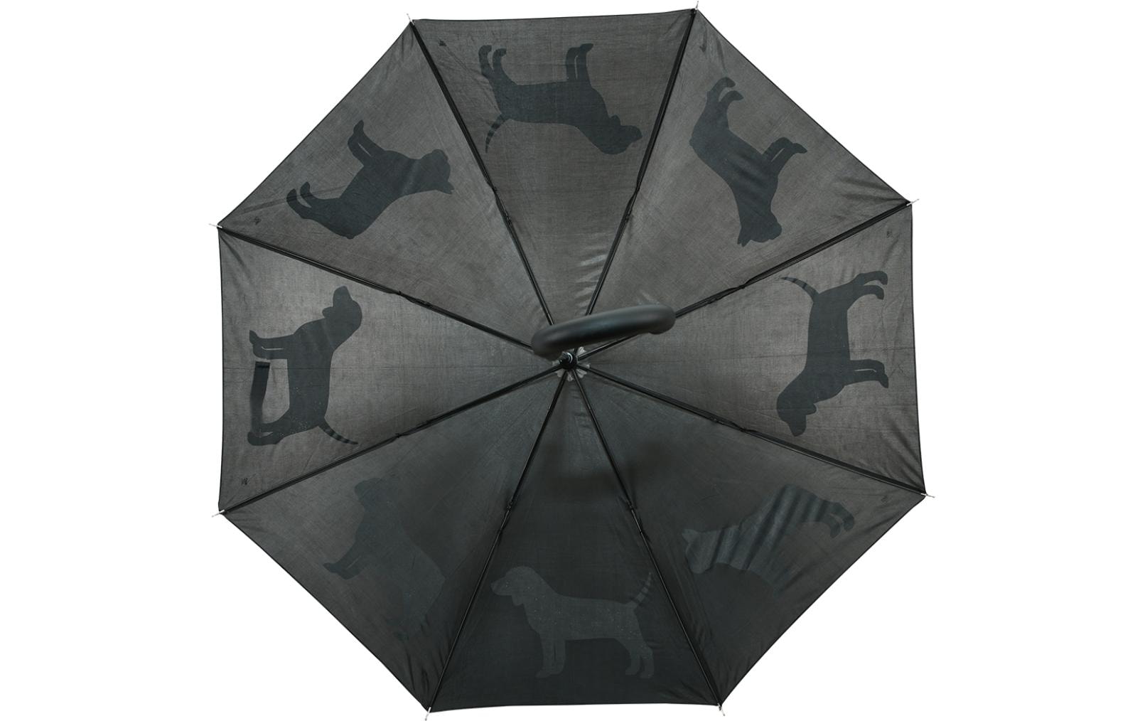 Esschert Design Schirm Reflektor Hunde Grau/Schwarz