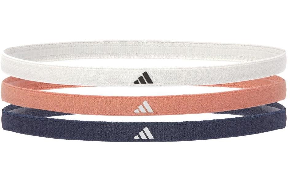 adidas Hairbands Dunkelblau/Hellorange/Weiss