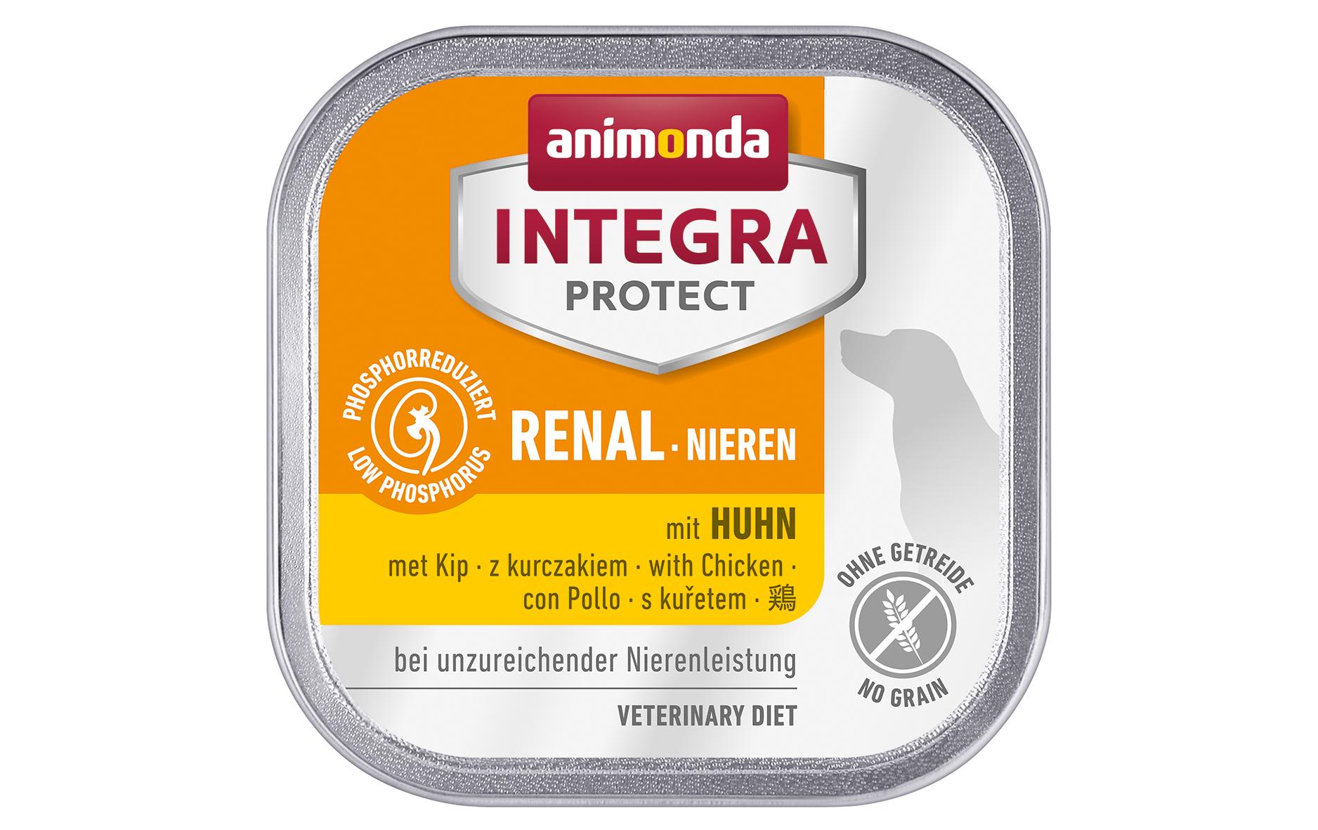 Animonda Integra Protect Nassfutter Renal mit Huhn, 11 x 150 g