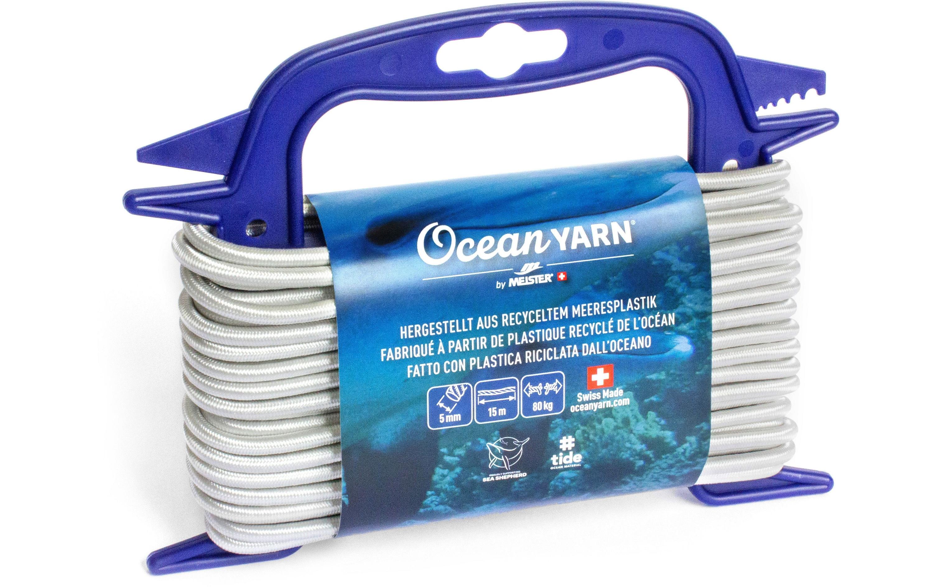 Meister Seil OceanYarn Ø 5 mm, 15 m, 80 kg, Weiss, elastisch