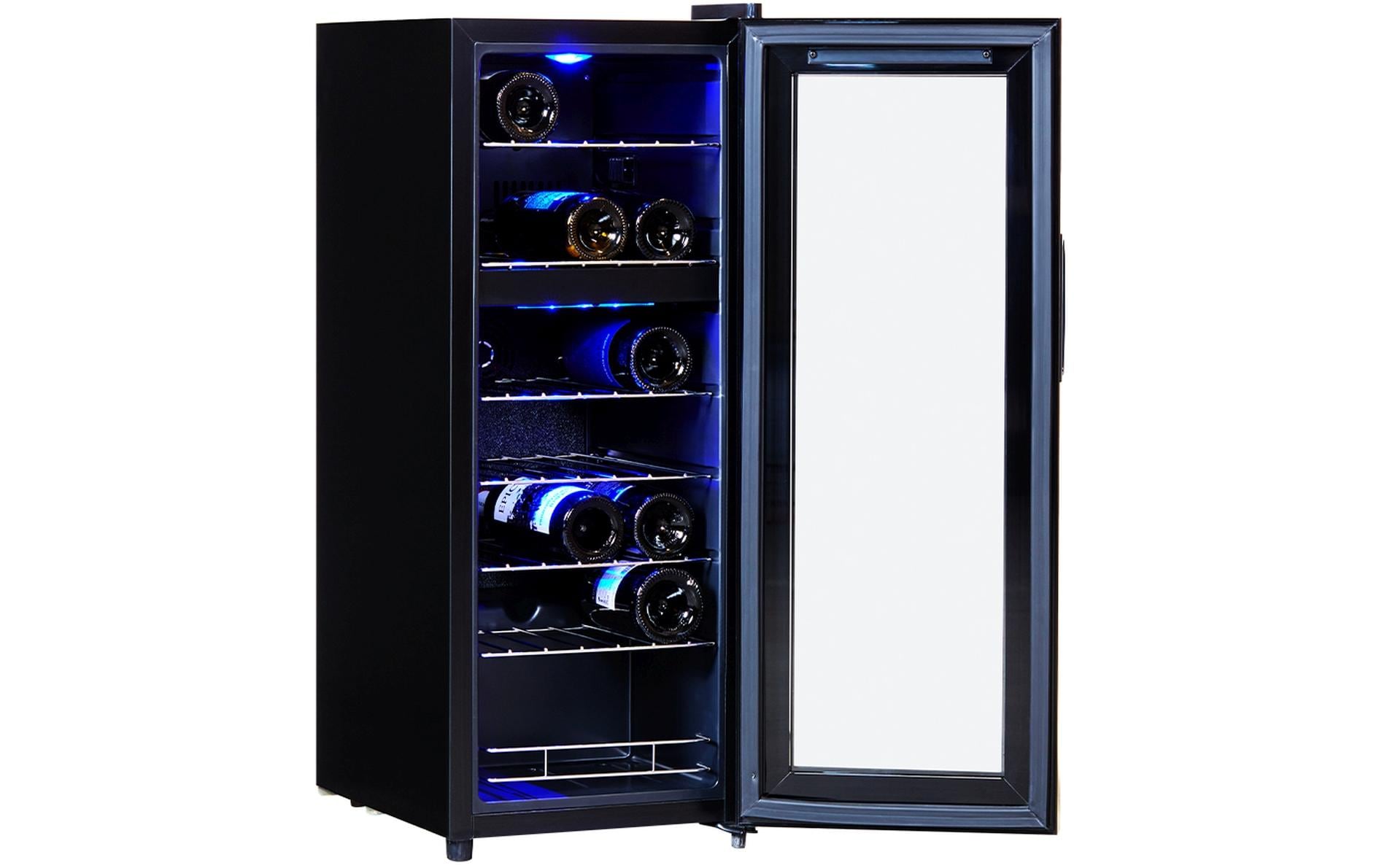 Coldtec by Kibernetik Weinkühlschrank THD21 Schwarz, Rechts