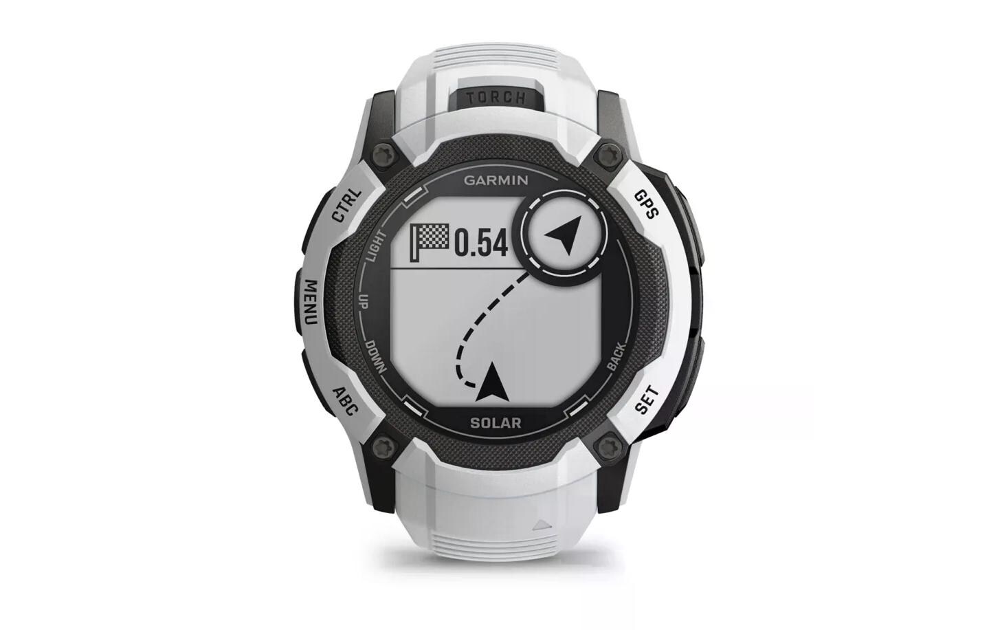 GARMIN Sportuhr Instinct 2X Solar Whitestone