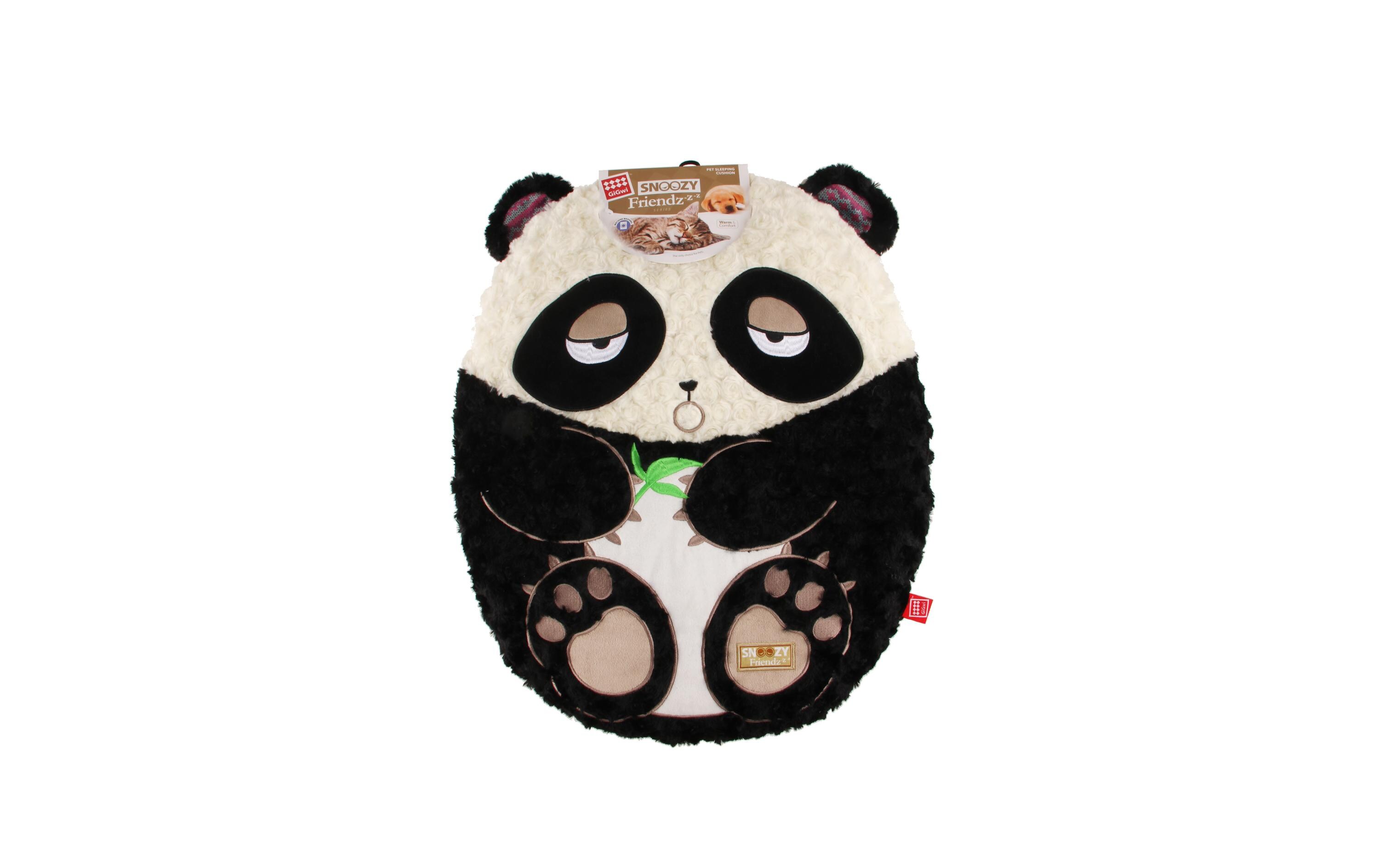 GiGwi Liegeplatz Snoozi Friendz, Panda Schwarz/Weiss