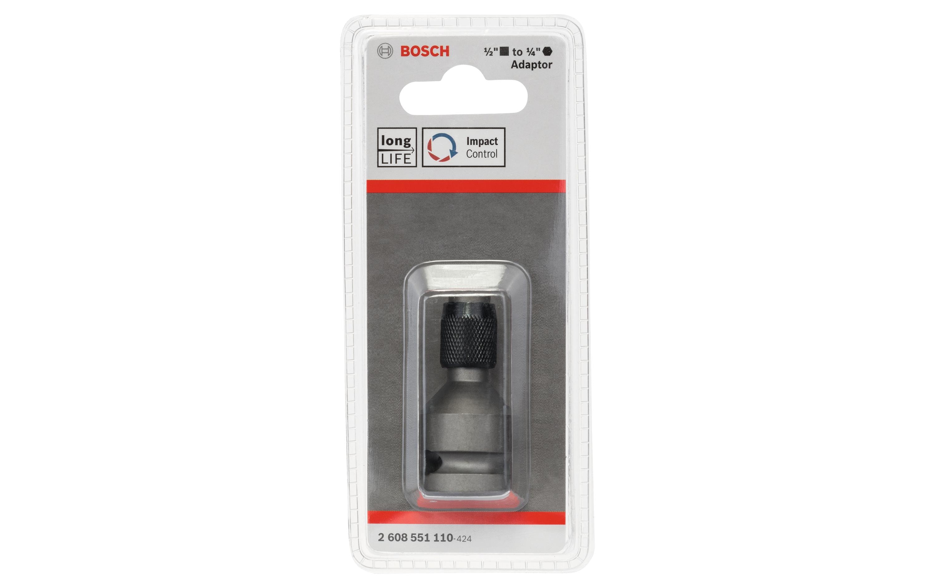 Bosch Professional Adapter für Steckschlüsseleinsätze 1/4, 50 mm