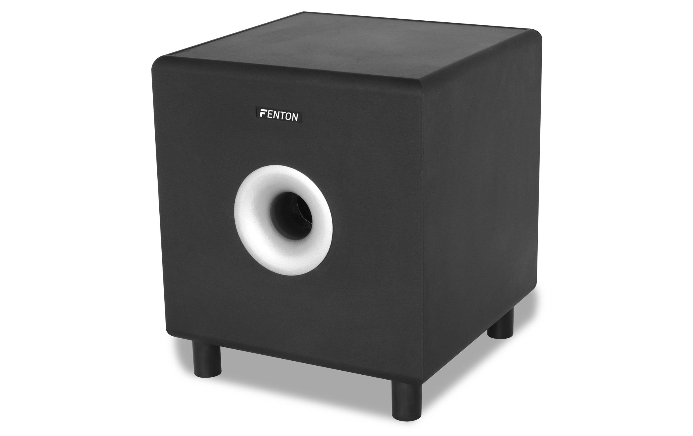 Fenton Subwoofer SHFS08B Schwarz