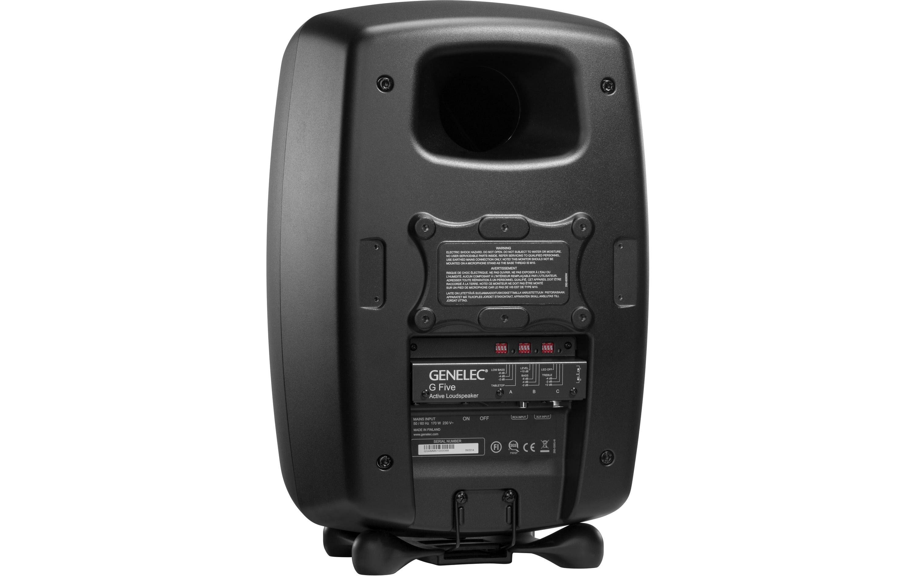 Genelec Regallautsprecher G Five – 150 Watt, Schwarz