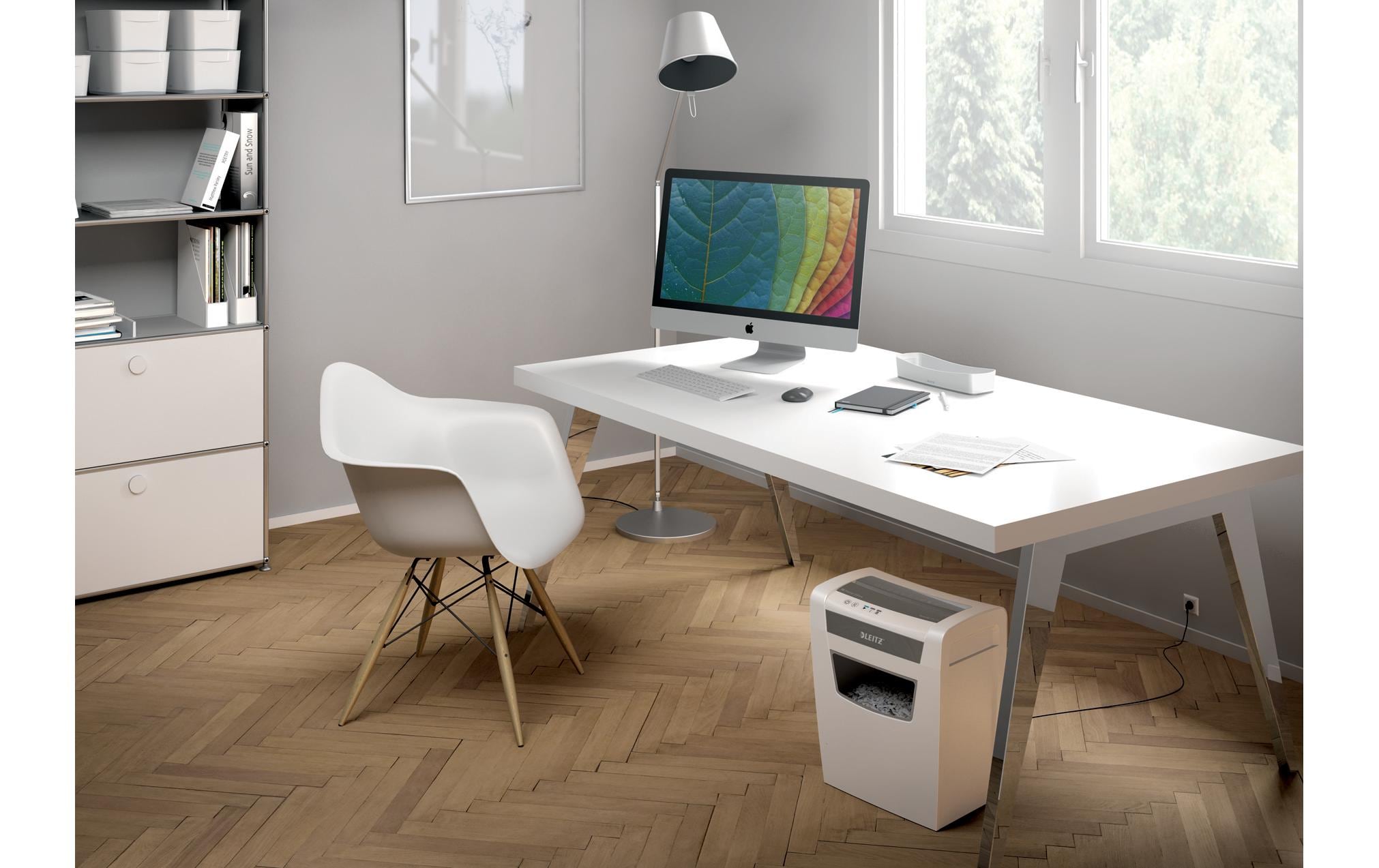 Leitz Bürogeräte Aktenvernichter IQ Home Office, P-4, bis zu 10 Blatt