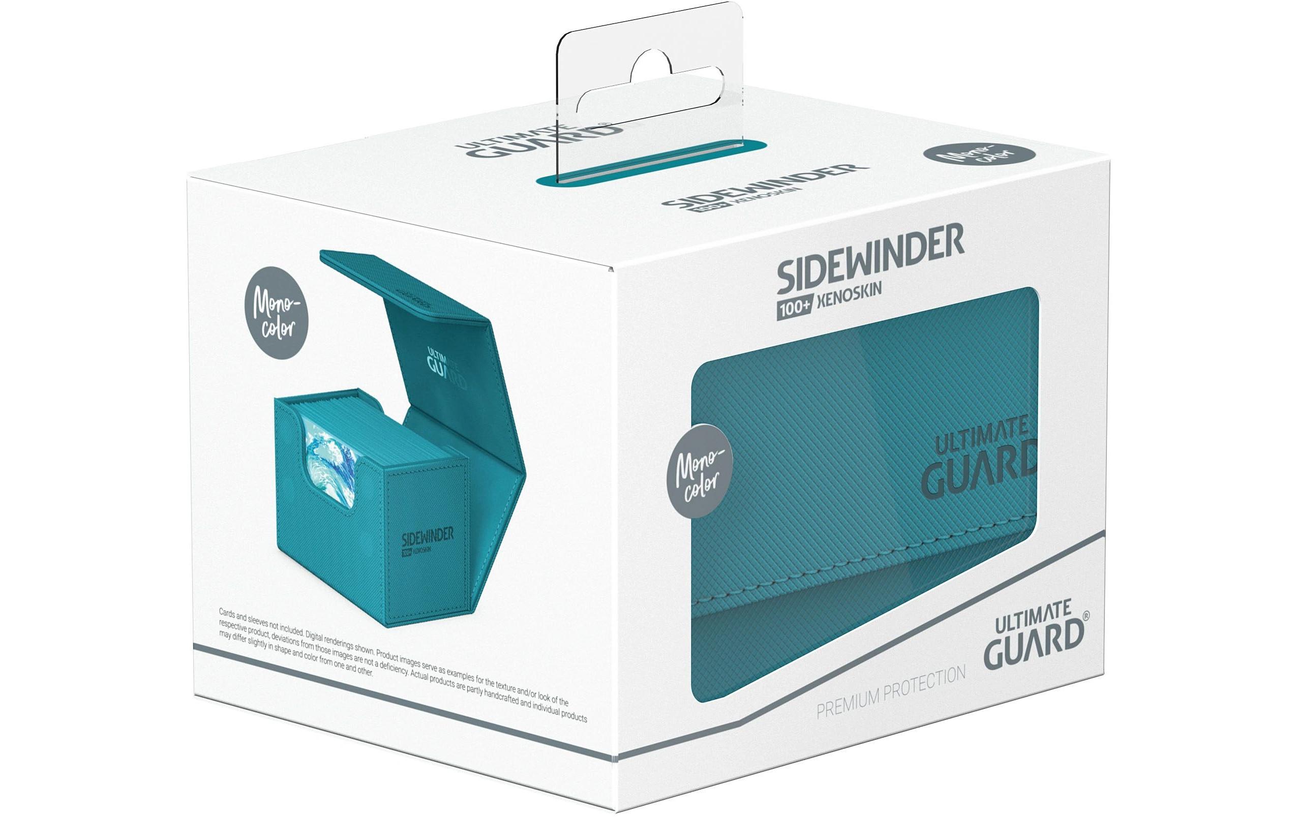 Ultimate Guard Kartenbox XenoSkin Sidewinder Monocolor 100+ Petrolblau