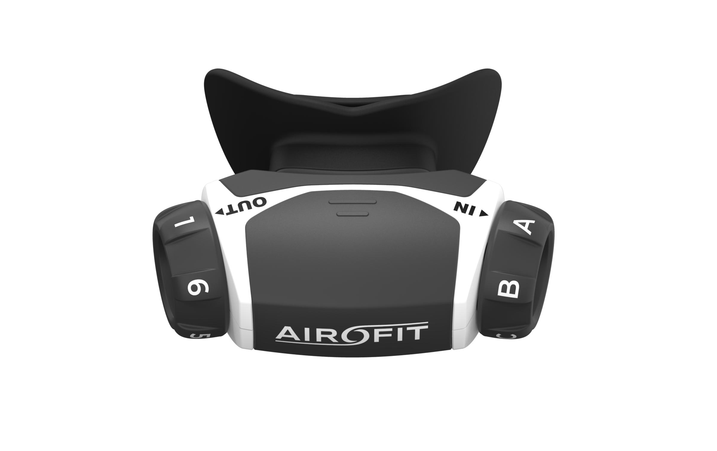 AIROFIT Atemtrainer Active, Schwarz/Weiss