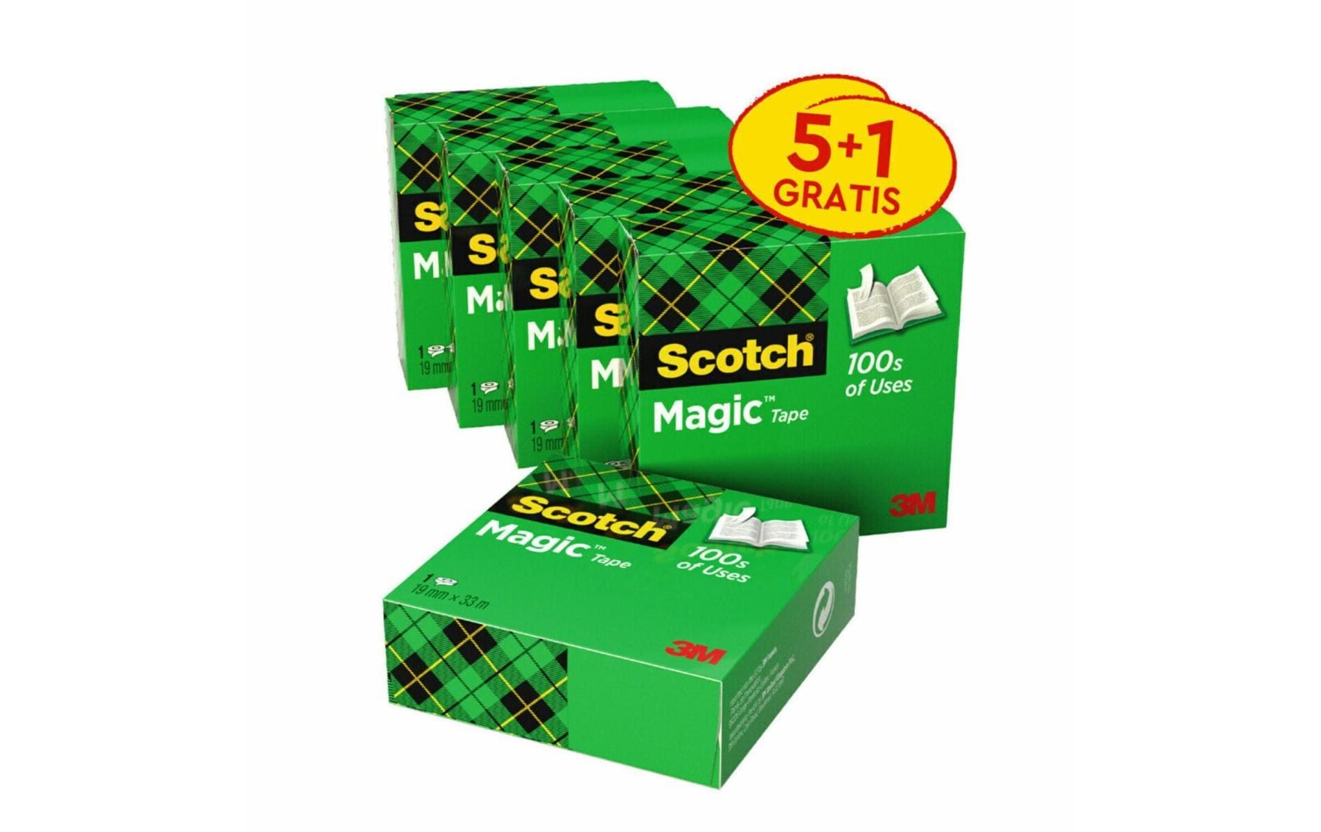 Scotch Klebeband 19 mm x 33 m, 6 Rollen