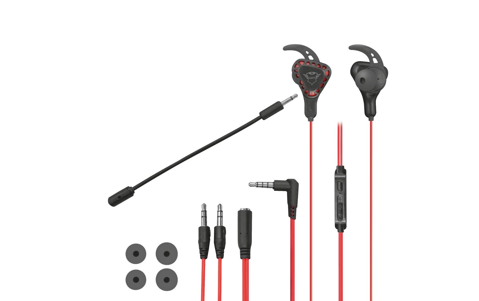 Trust Headset GXT 408 Cobra Rot/Schwarz