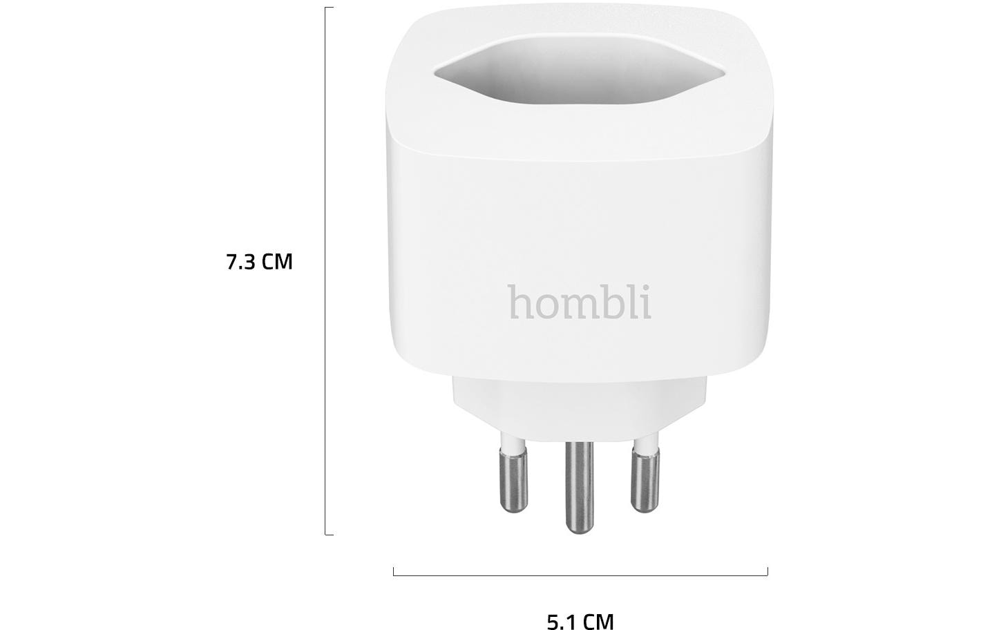 hombli Smart Socket CH, Weiss, 3er-Set