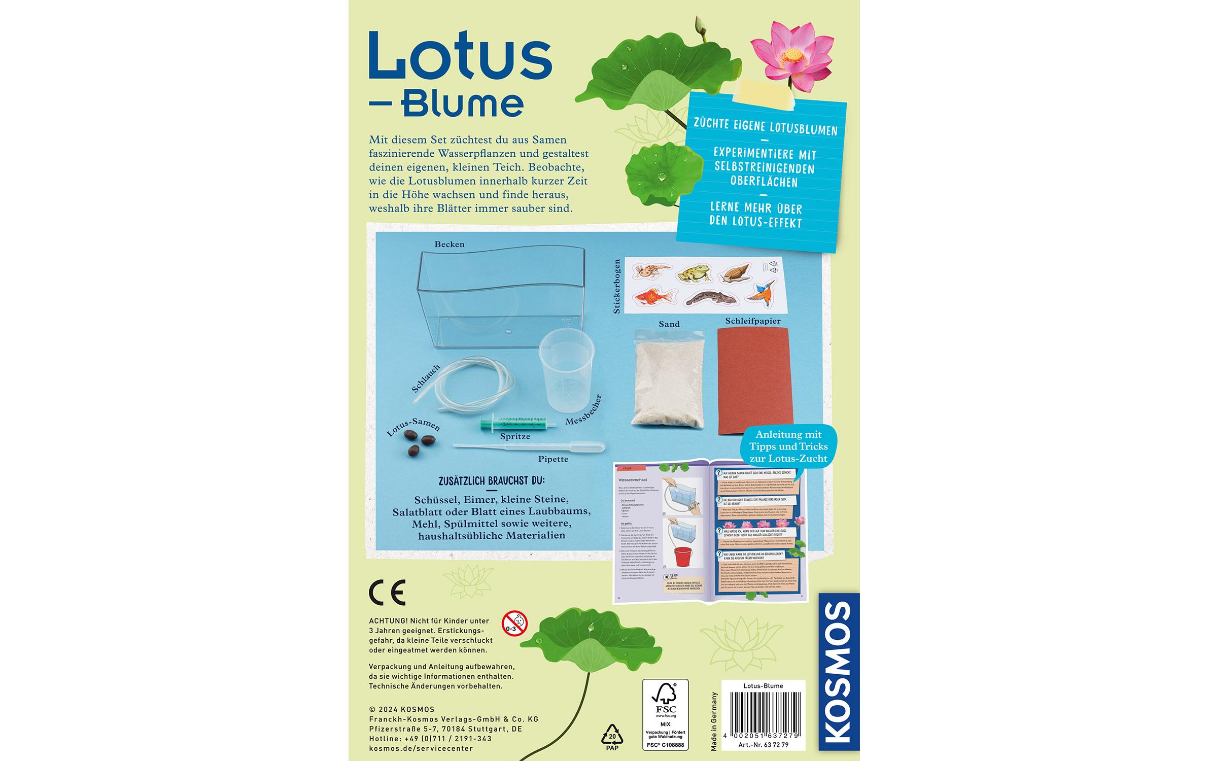 Kosmos Experimentierkasten Lotusblume