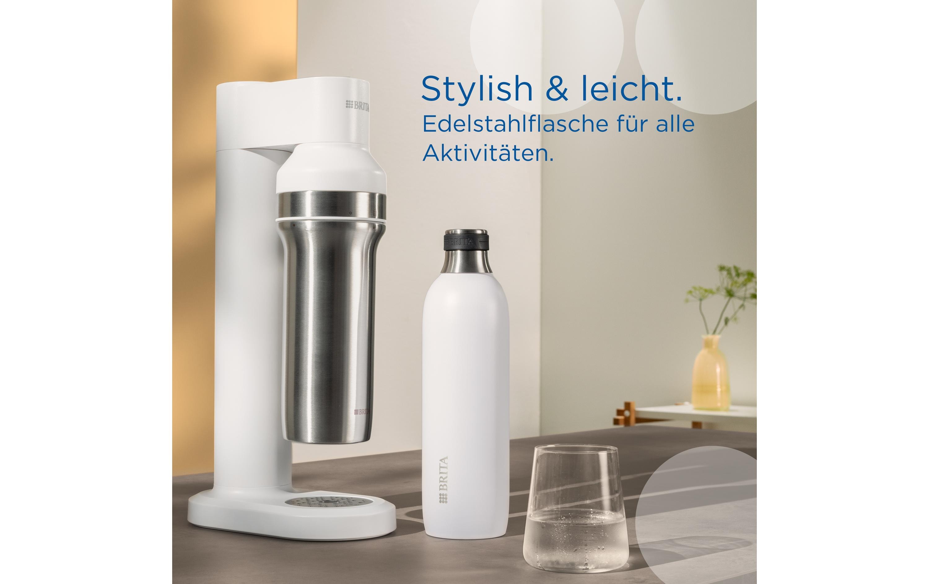 BRITA Flasche Soda Trio 1 l Weiss