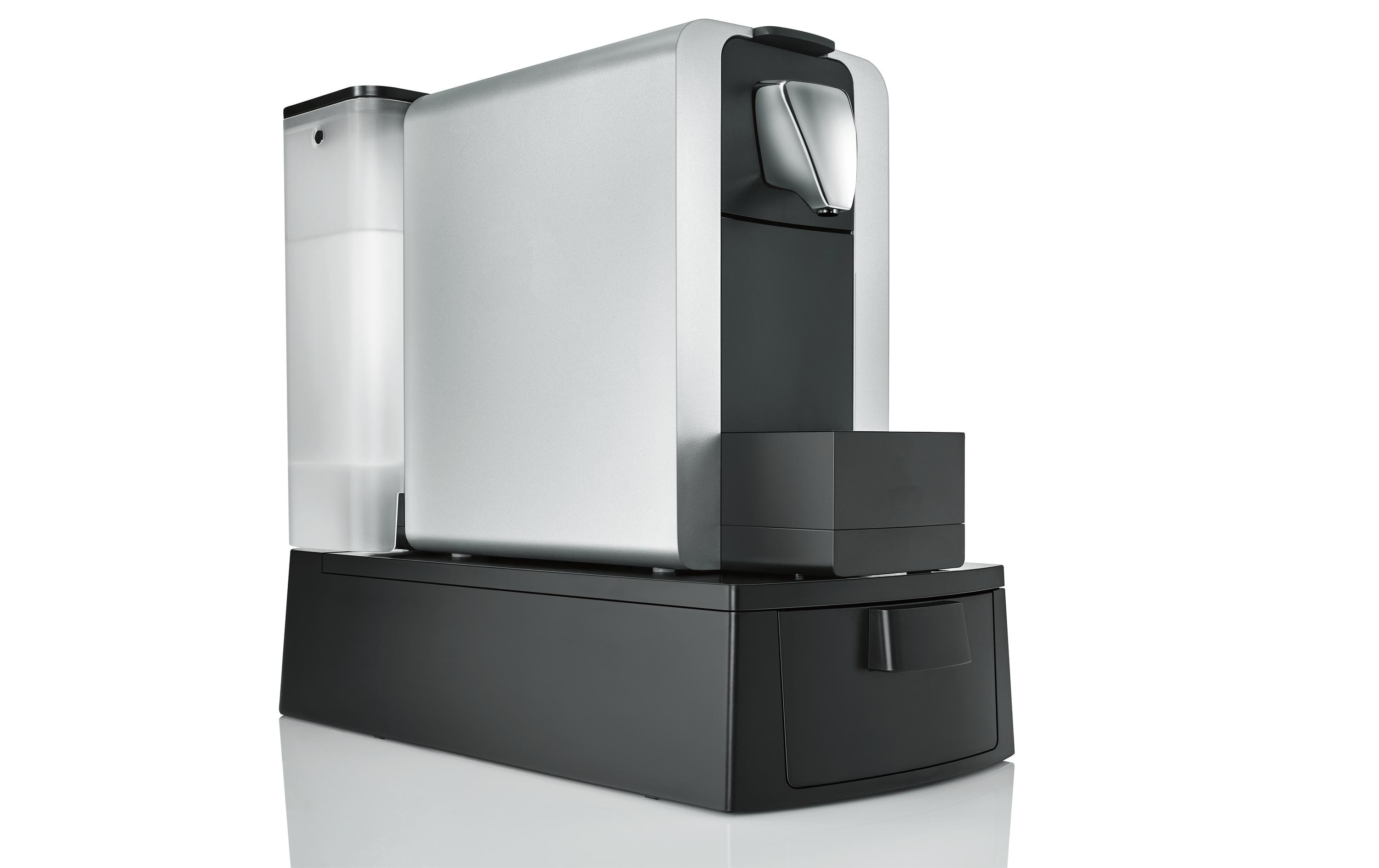 Delizio Kapselmaschine Compact Pro XL Schwarz/Silber