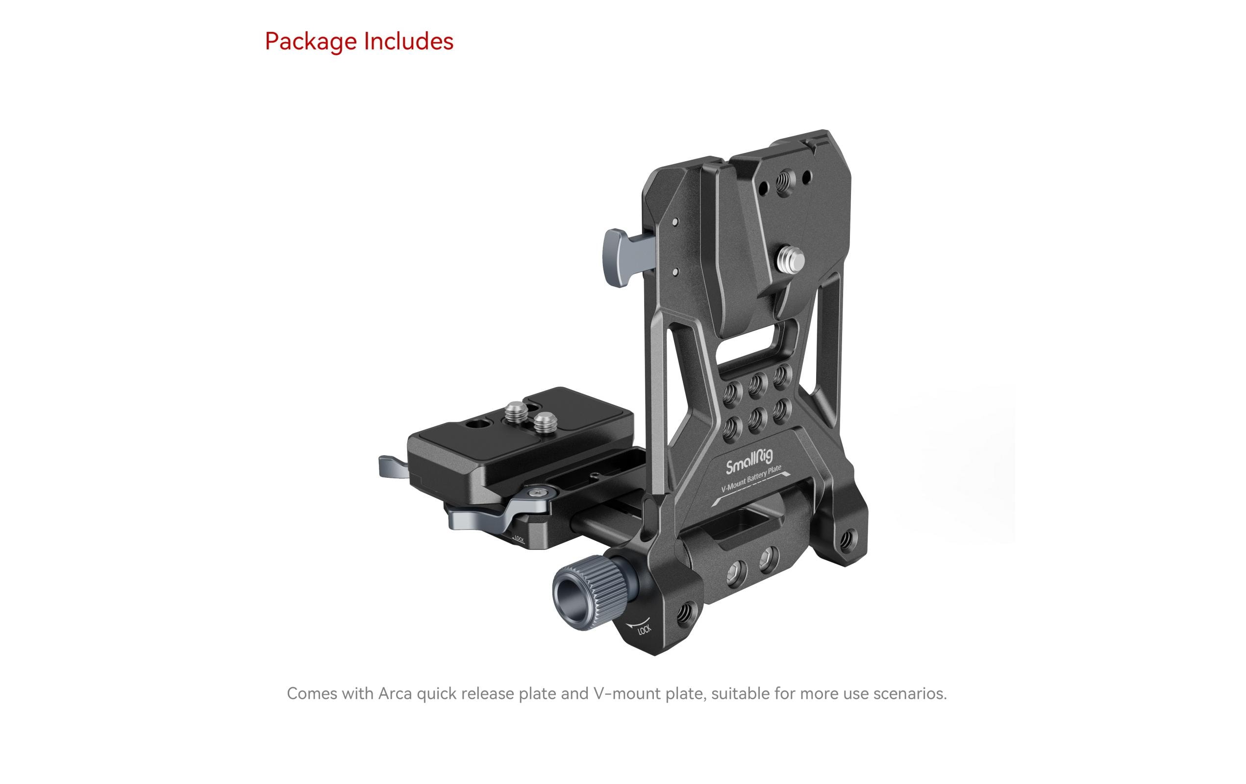 Smallrig V-Mount-Akkuplatte Compact Mounting System