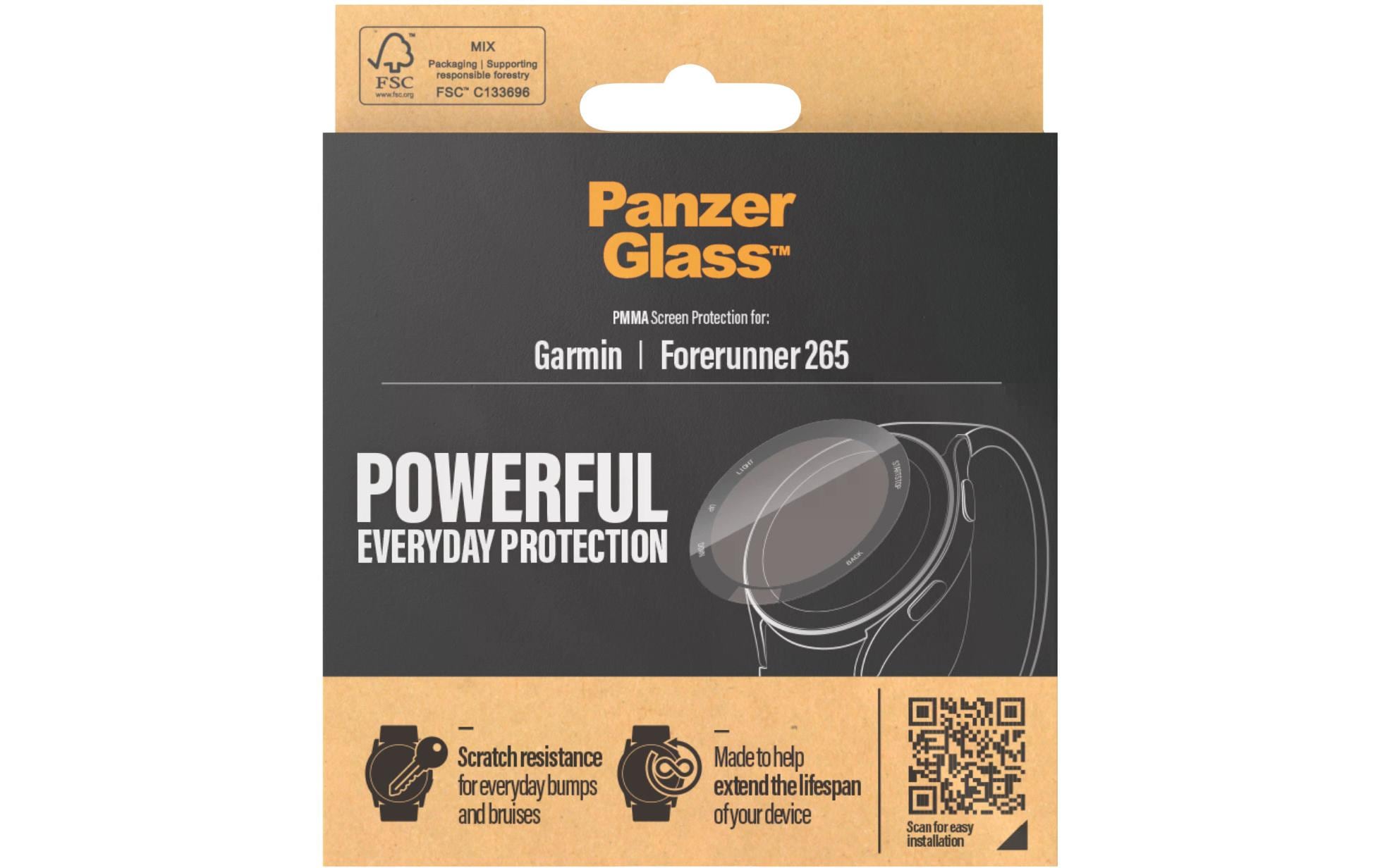 Panzerglass Displayschutz Garmin Forerunner 265