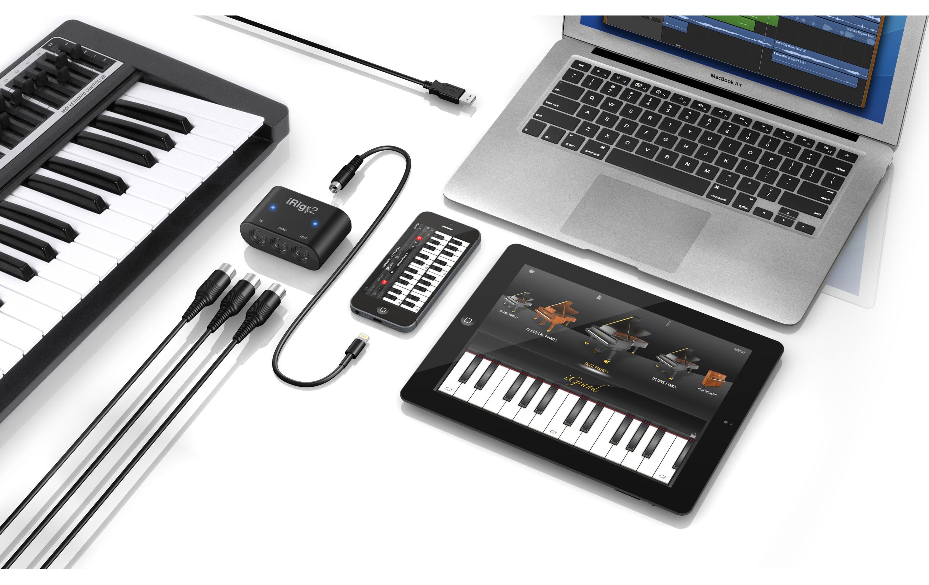 IK Multimedia USB-MIDI-Interface iRig Midi 2