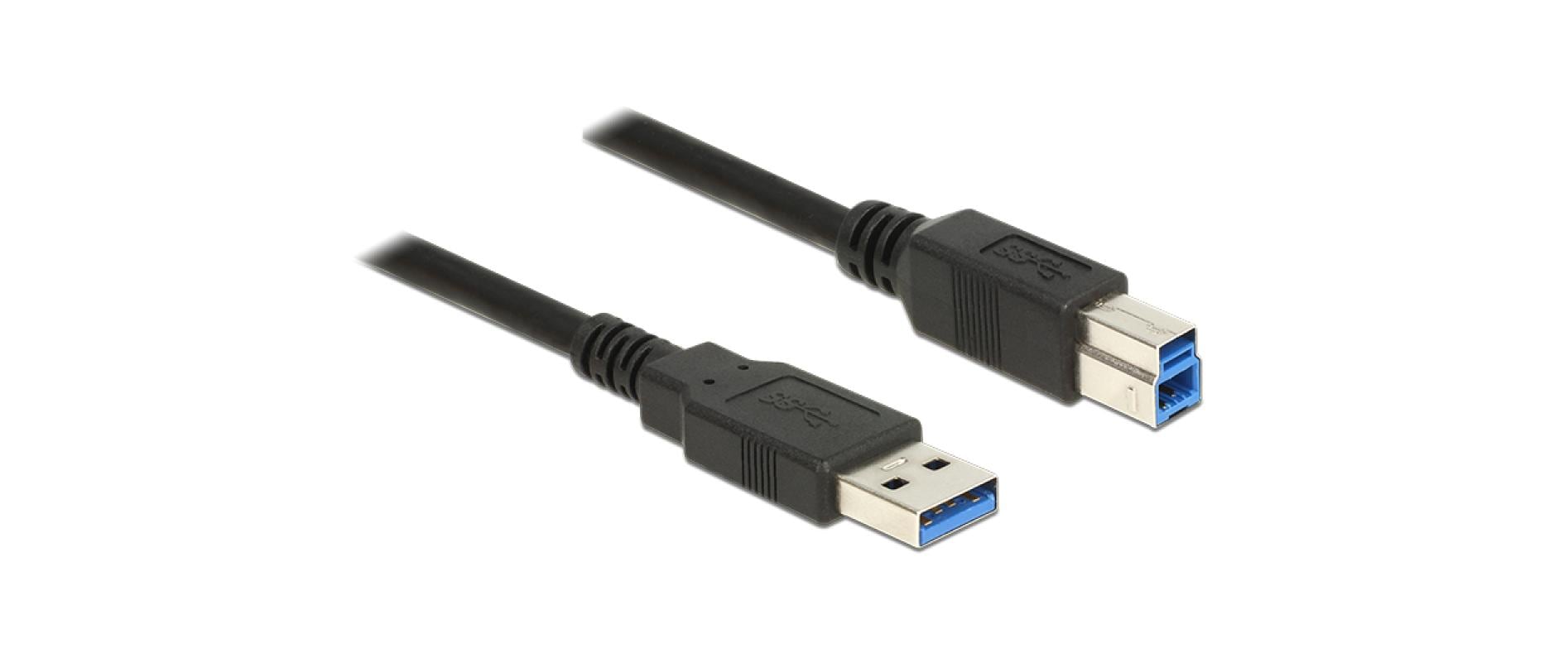 Delock USB 3.0-Kabel USB A - USB B 0.5 m