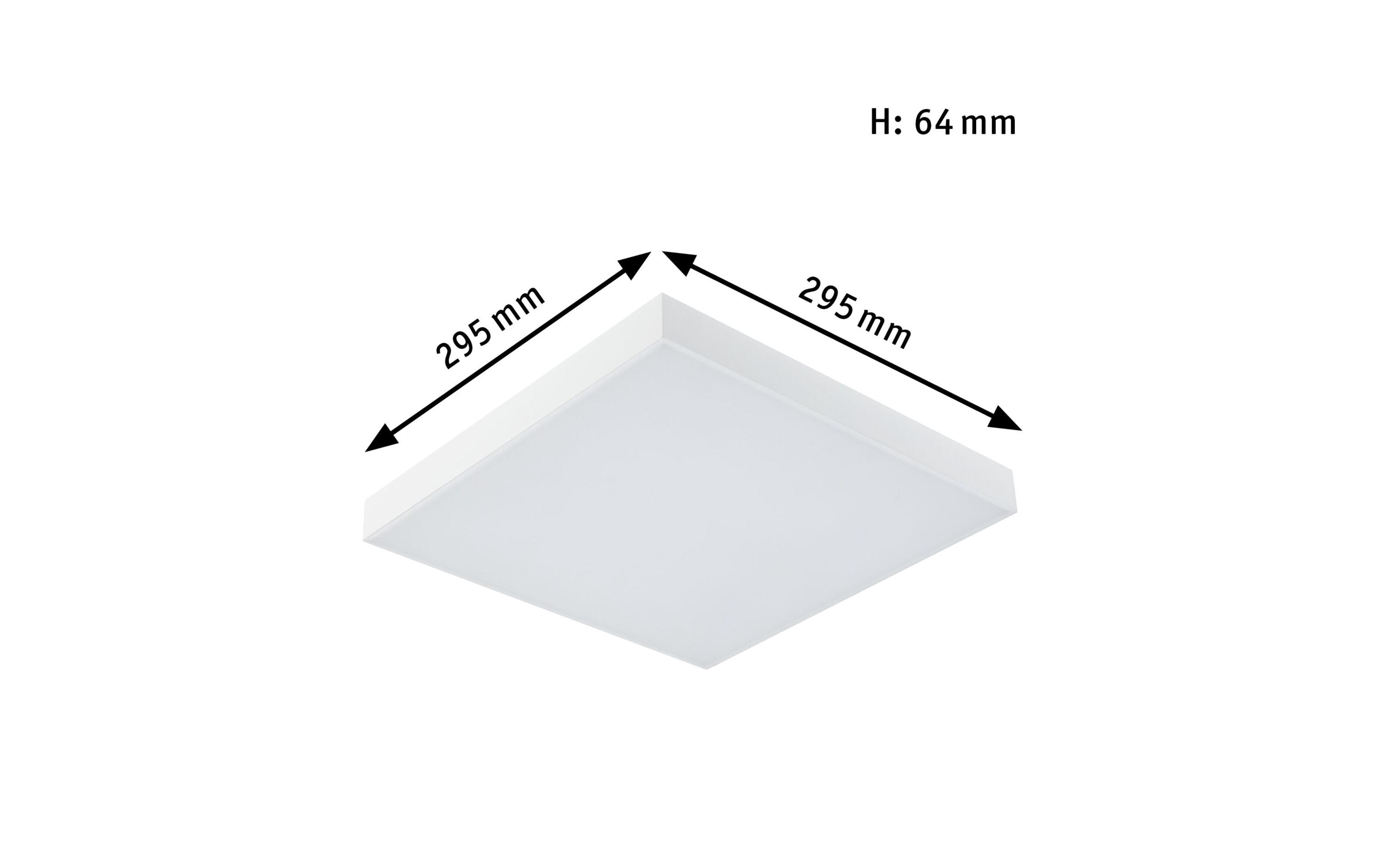 Paulmann Deckenleuchte LED Panel Velora Rainbow, 13.2 W, RGBW, Weiss