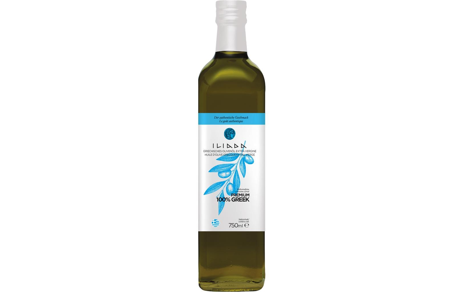 Iliada Olivenöl Extra Vergine Premium 100% Greek 0.75 l