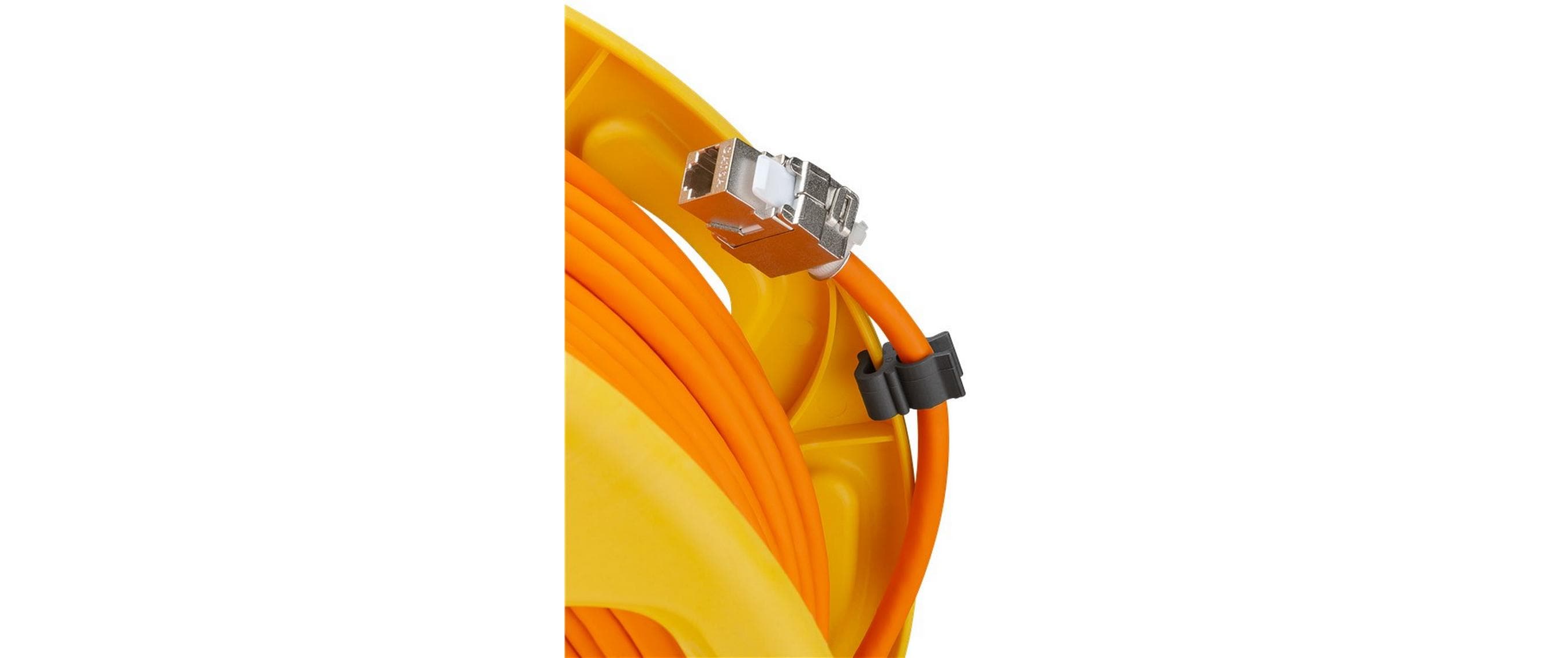 Goobay Patchkabel 58938 Cat 7A, S/FTP, 90 m, Orange