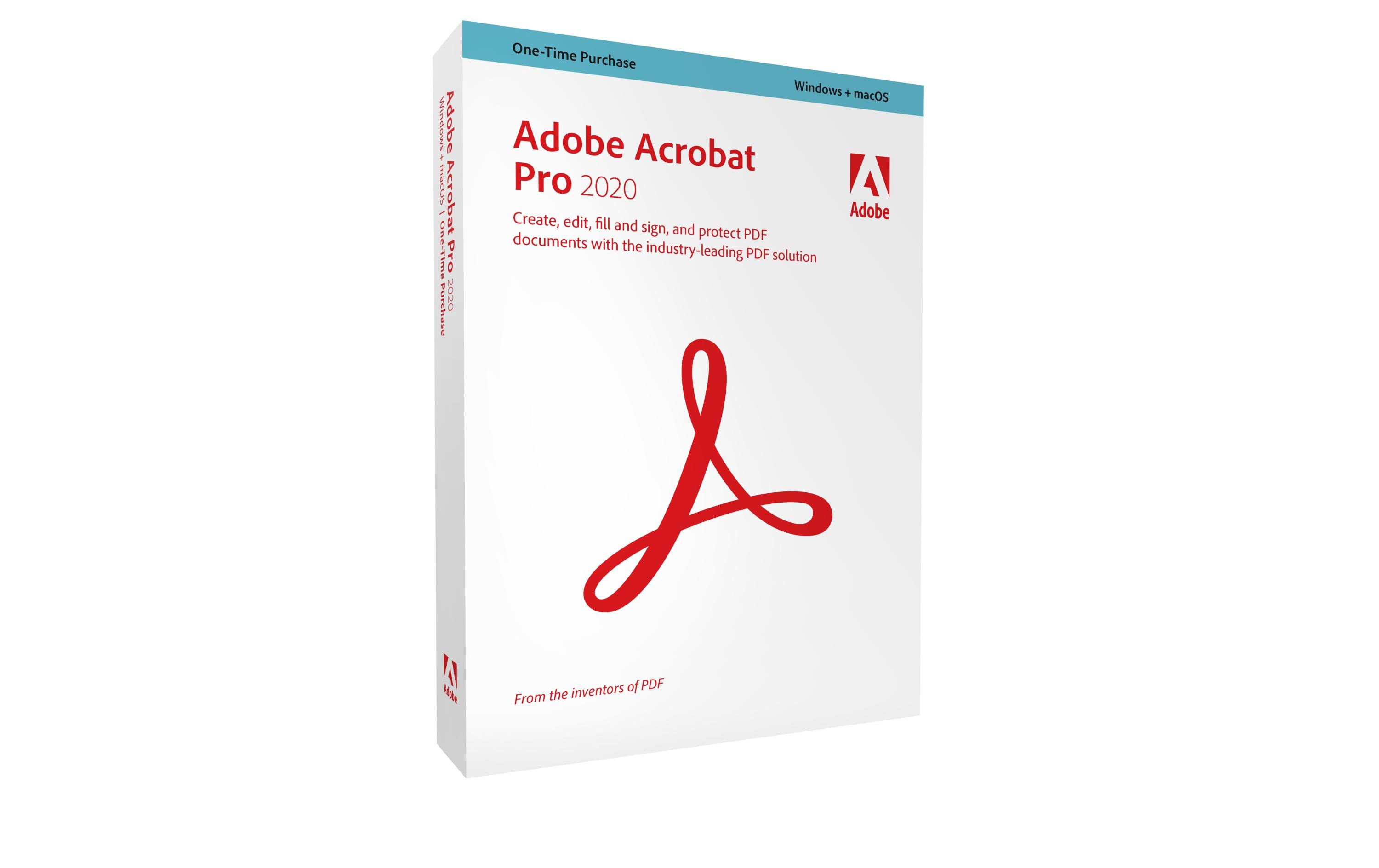 Adobe Acrobat Pro 2020 Box, WIN/MAC, Französisch