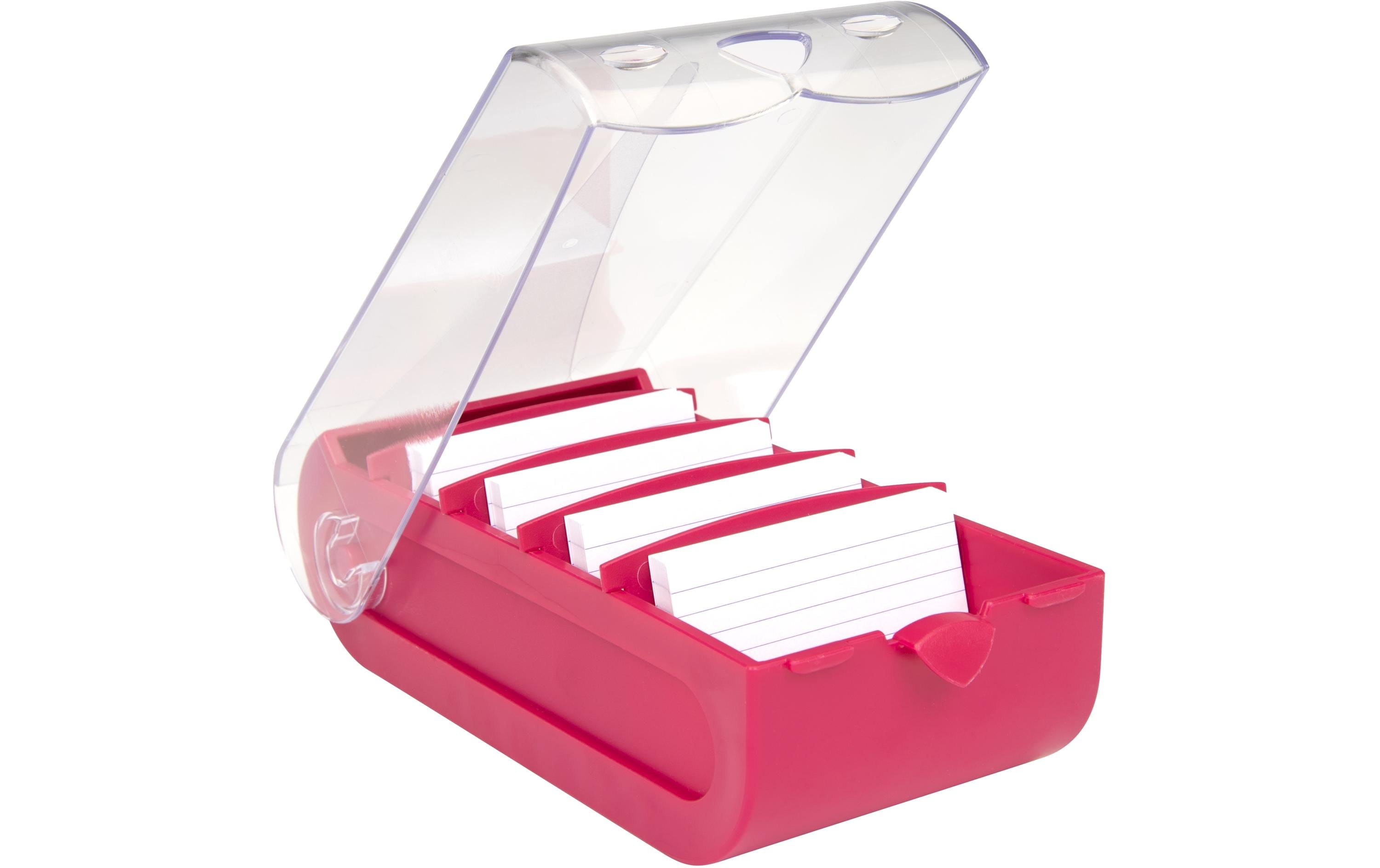 Biella Karteibox Bunny A7 100 Karten, Pink