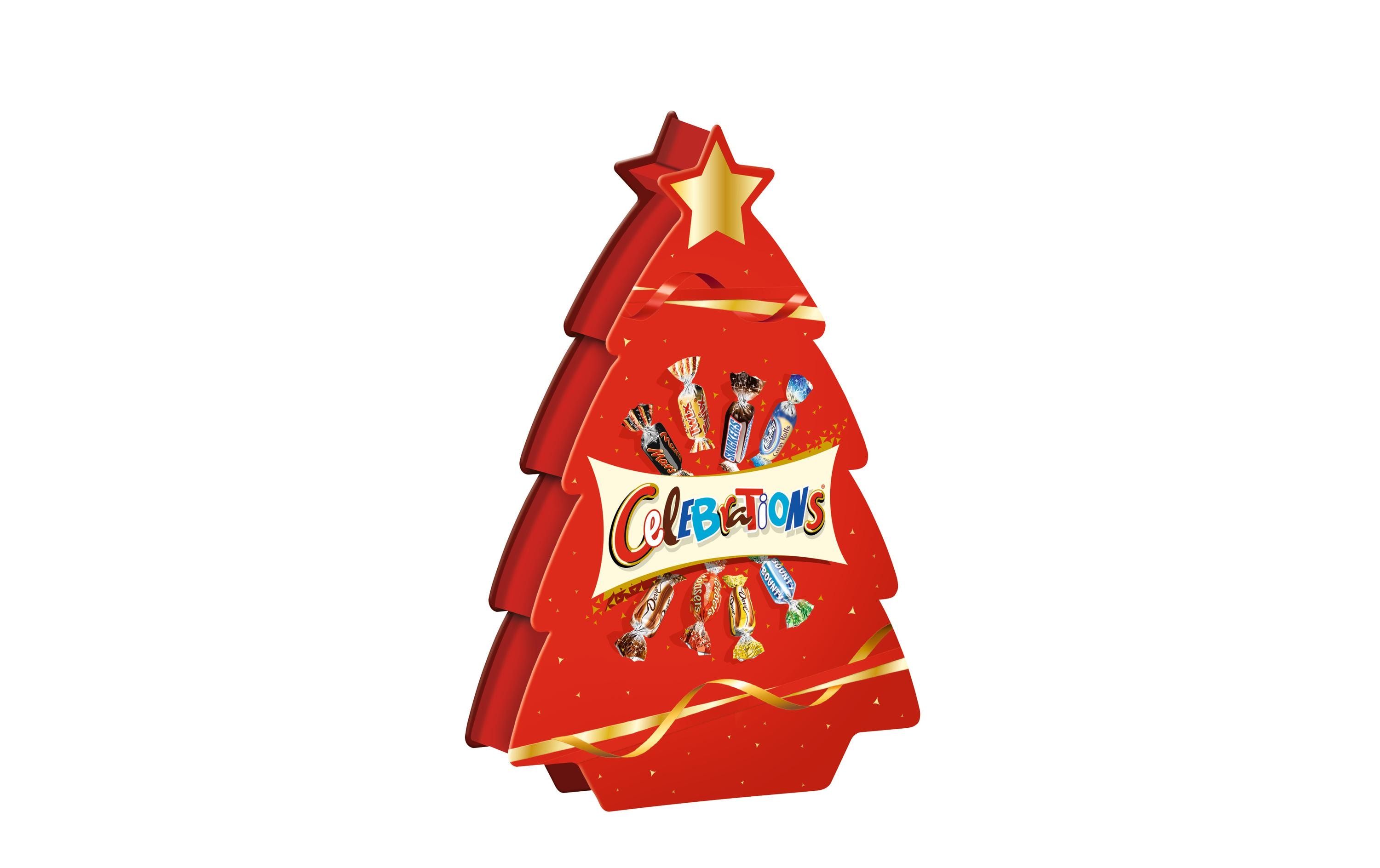 Mars Choc. & Gum Schokolade Celebrations Weihnachtsbaum 215 g