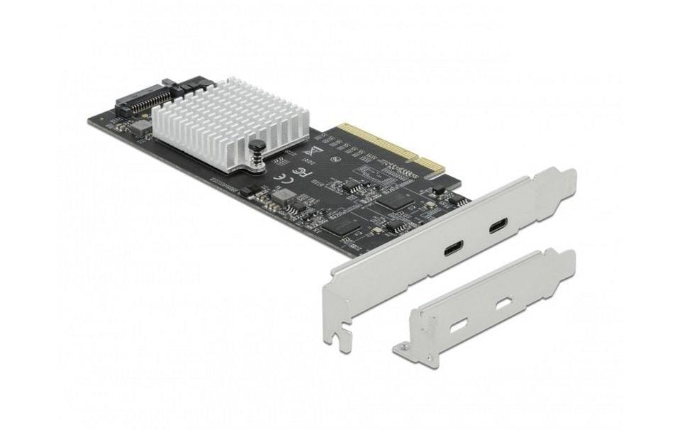 Delock PCI-Express-Karte USB 3.2 Gen2x2 - 2x USB-C Dual Channel