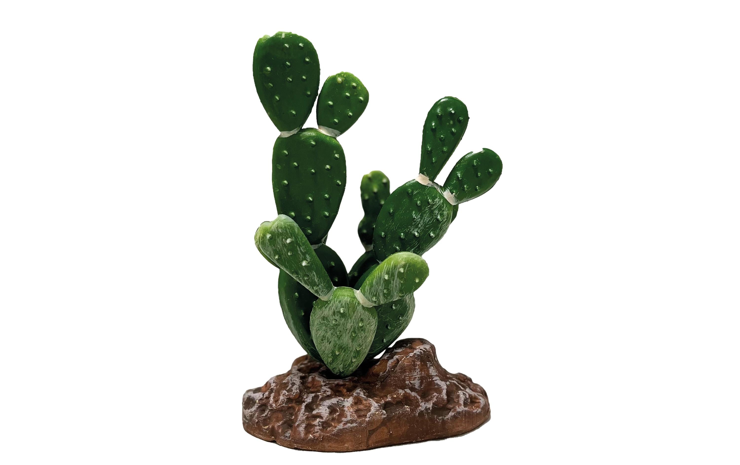 Repto Deco Plant Cactus Opuntia, 15 cm