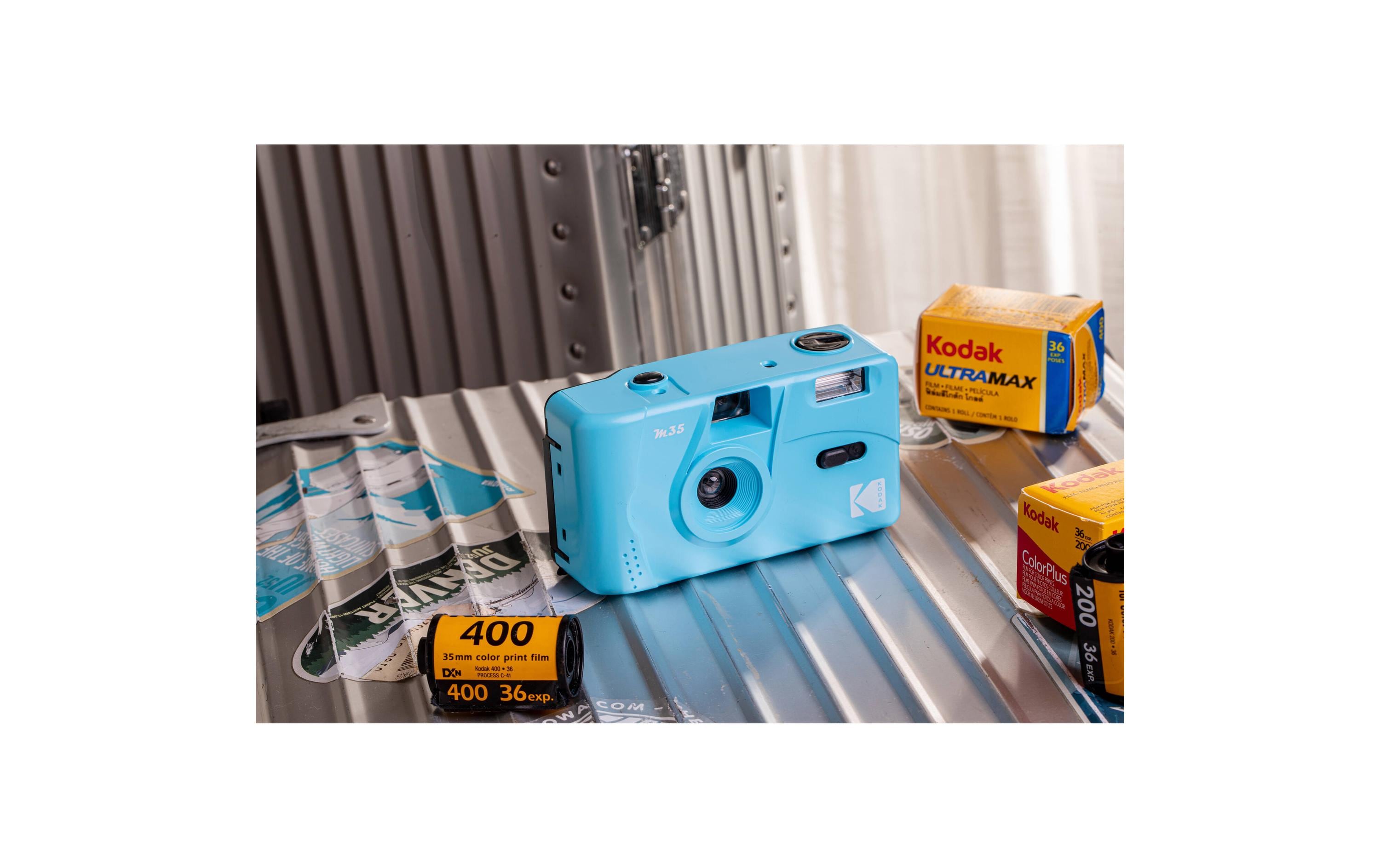 Kodak Analogkamera M35 – Blau