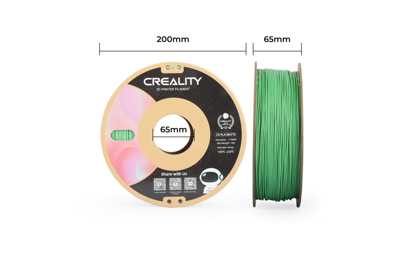 Creality Filament PLA, Avocado Grün, 1.75 mm, 1 kg