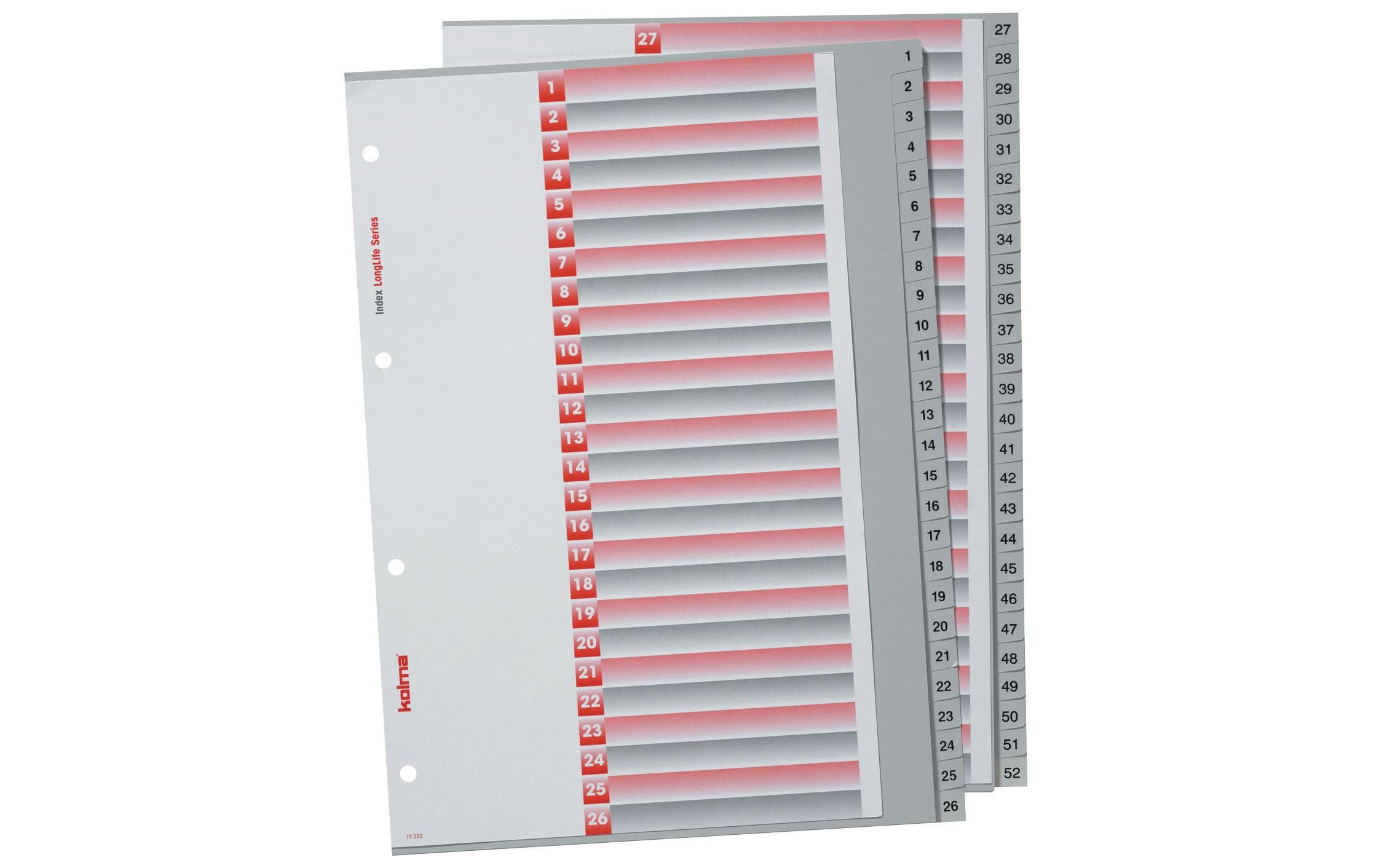 Kolma Register A4 LongLife 1-52